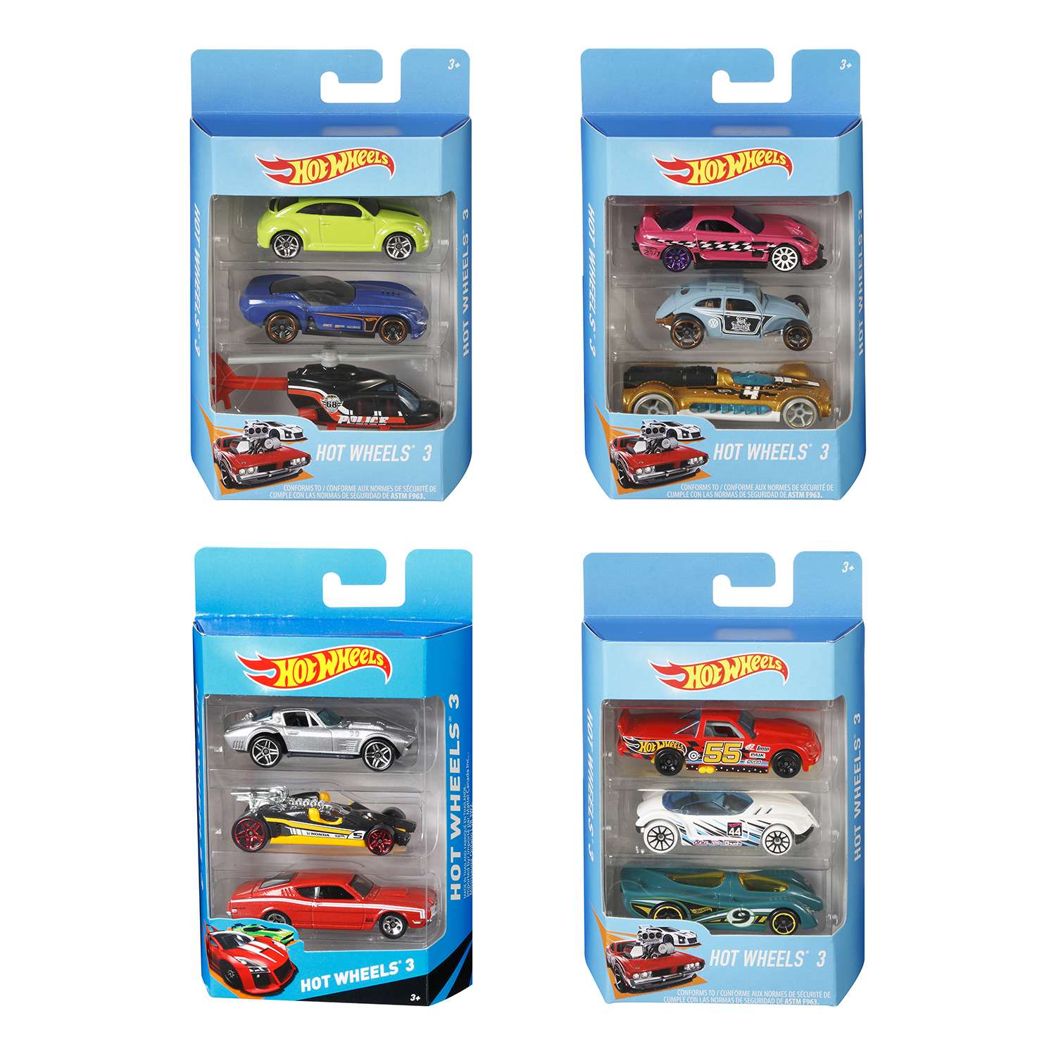 Подарочный набор Hot Wheels из 3 машинок в ассортименте - фото 3