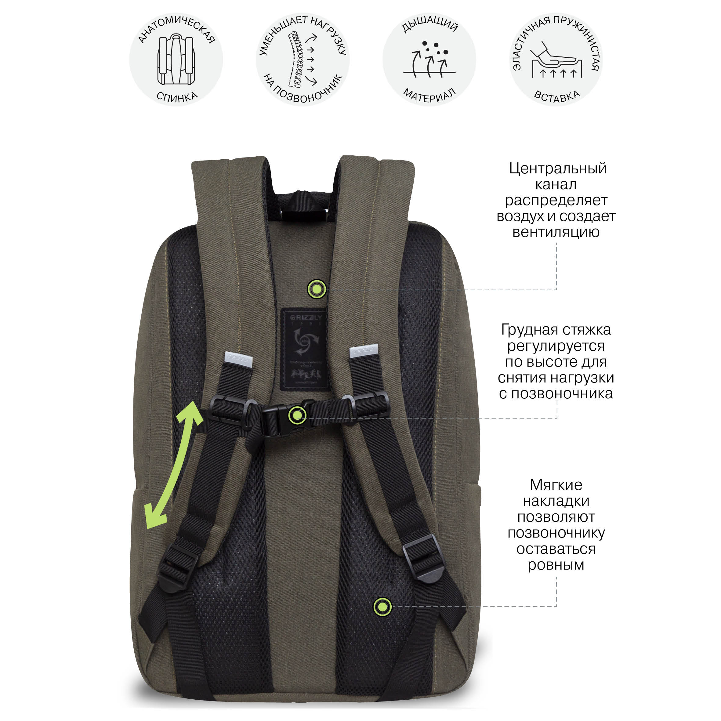 Рюкзак Grizzly для мальчика - фото 8