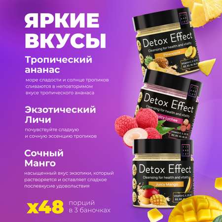 Дренажный напиток FIT AND JOY Детокс для похудения набор 3шт
