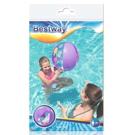 Мяч надувной Bestway дизайнерский в ассортименте 31036