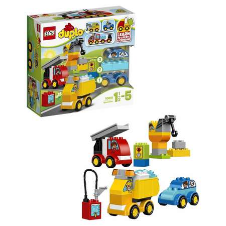 Конструктор LEGO DUPLO Мои первые машинки блочный