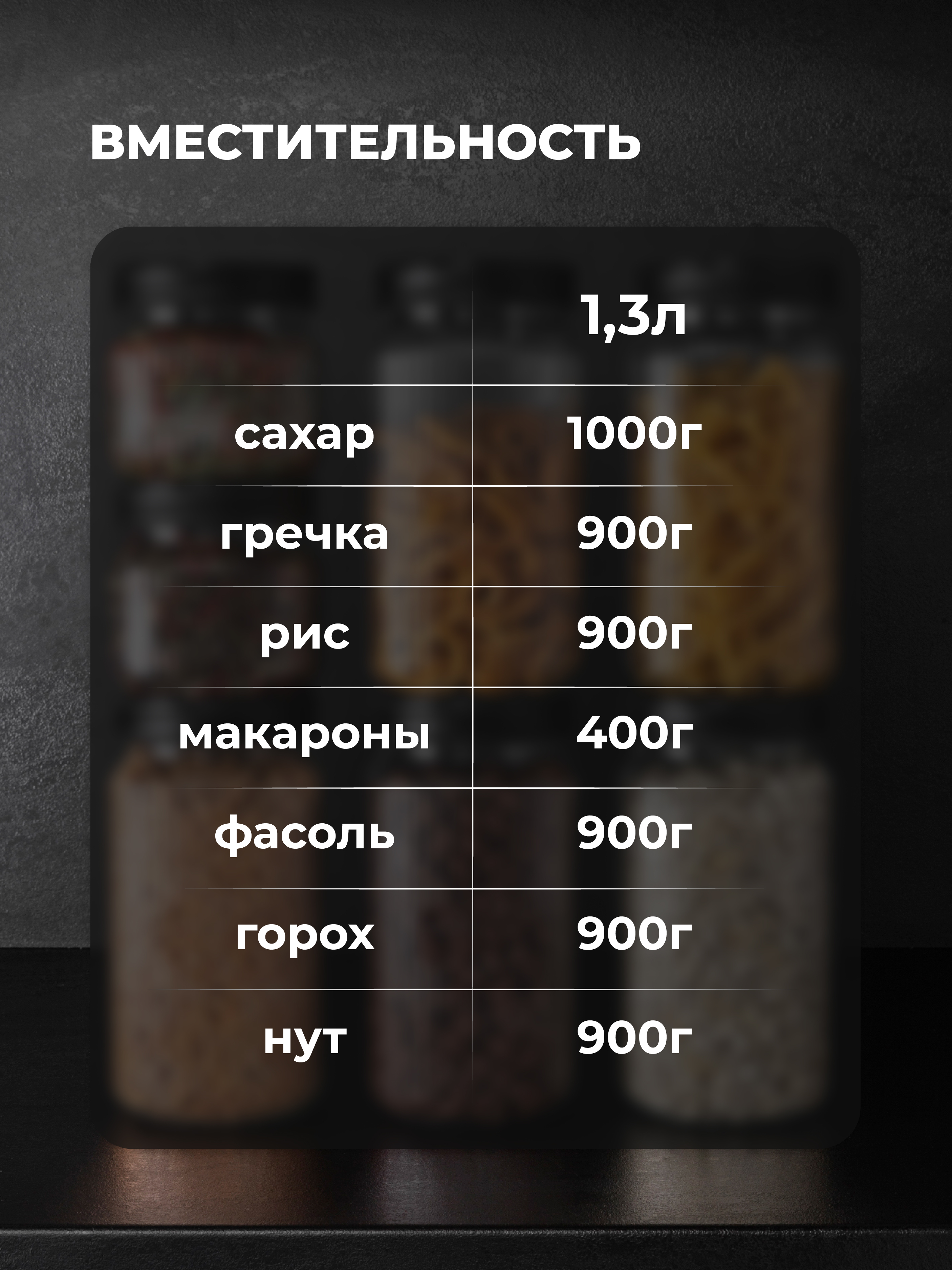 Набор банок Phibo с рельефом и эмбоссингом 1,3л - фото 11