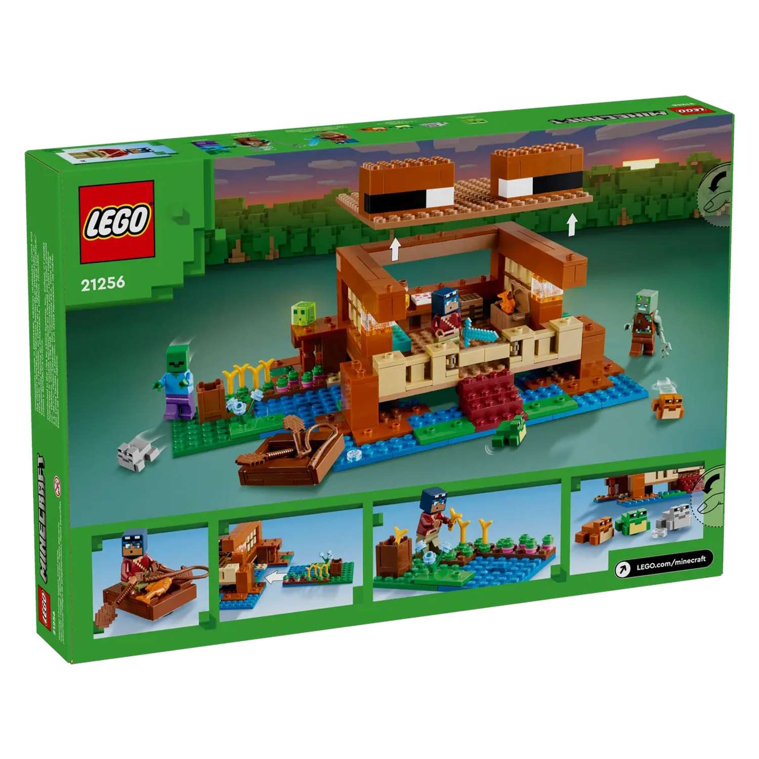 Конструктор LEGO Minecraft Лягушачий дом 400 дет. - фото 7