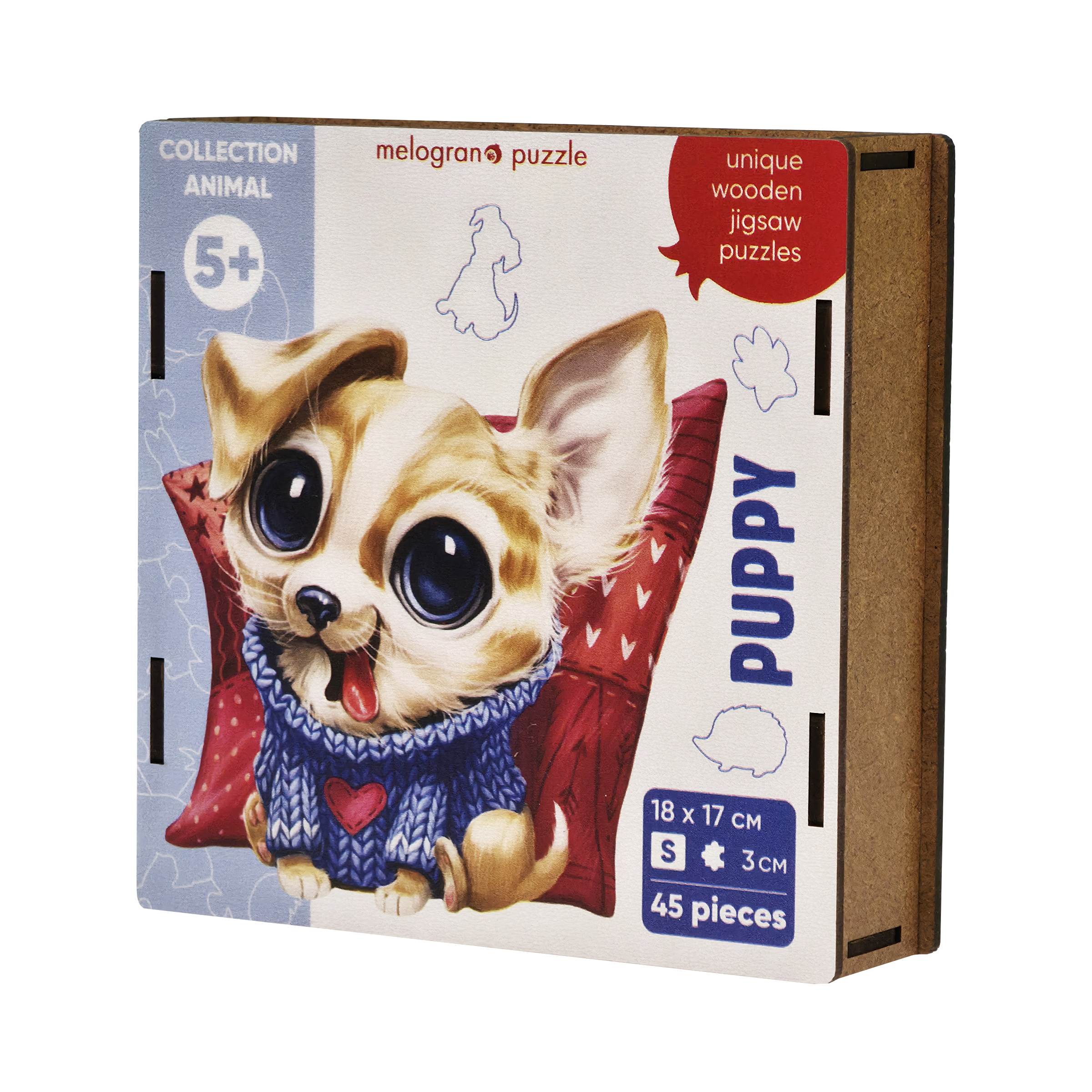 Пазл Melograno puzzle деревянный - фото 3