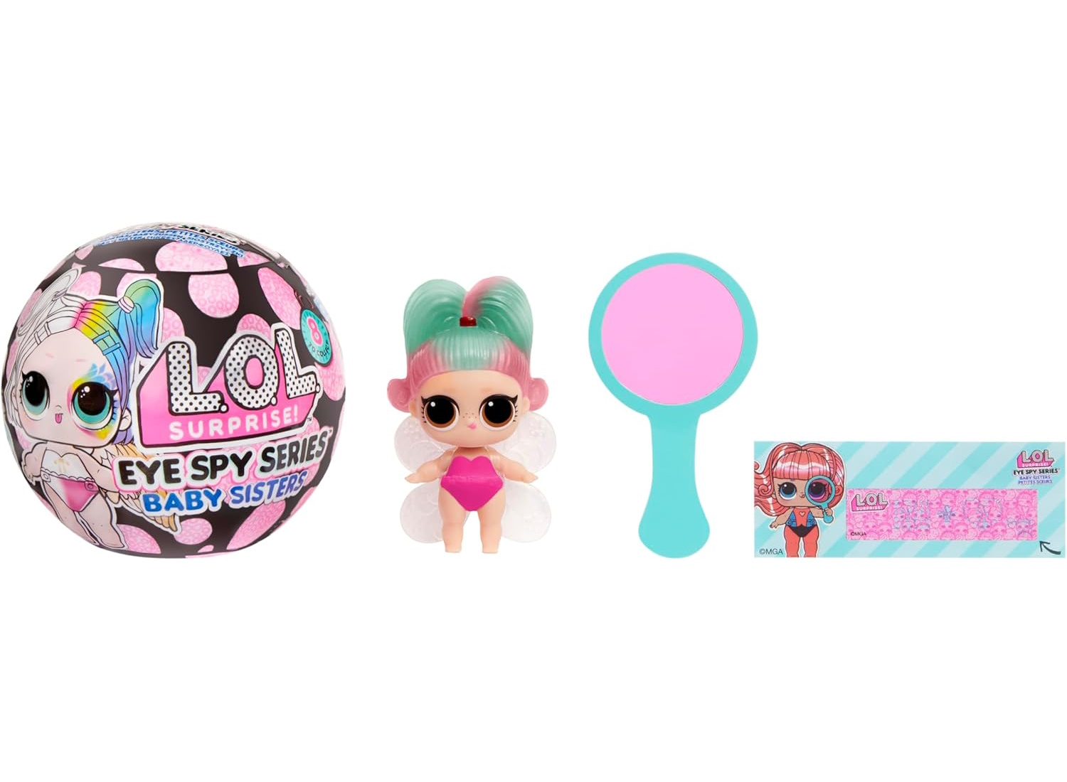 Кукла мини L.O.L. Surprise! Eye Spy Baby Sisters Tots 542605-EUC - фото 2