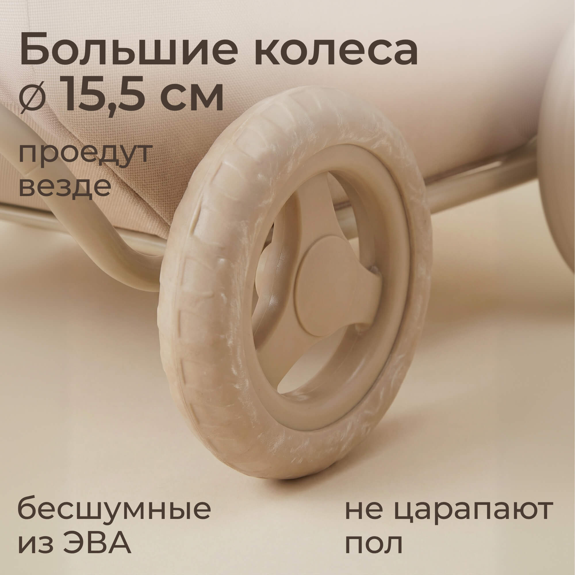 Коляска-люлька для кукол UNIX Kids DOLLCARTCL - фото 9