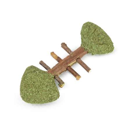 Игрушка для кошек Barbaks Мятная кость из кошачьей мяты и палочек мататаби 2.5*12см