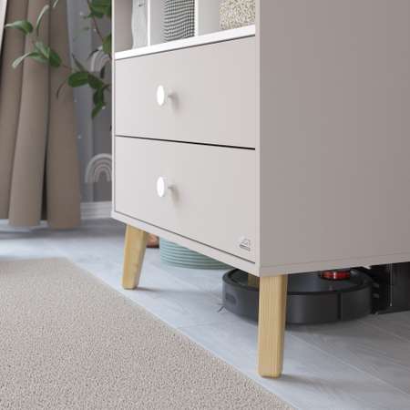 Пеленальный комод aton baby furniture Benny кашемир белый