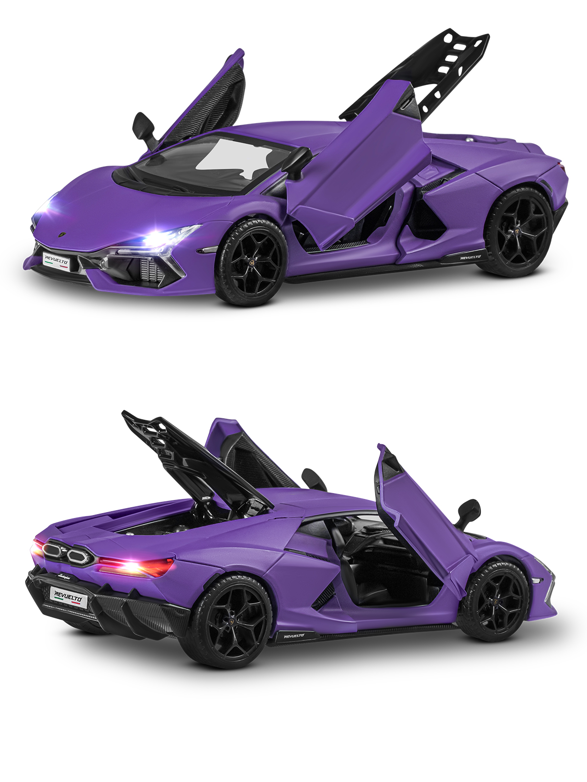 Автомобиль АВТОпанорама Lamborghini Revuelto 1:32 JB1251733 - фото 16