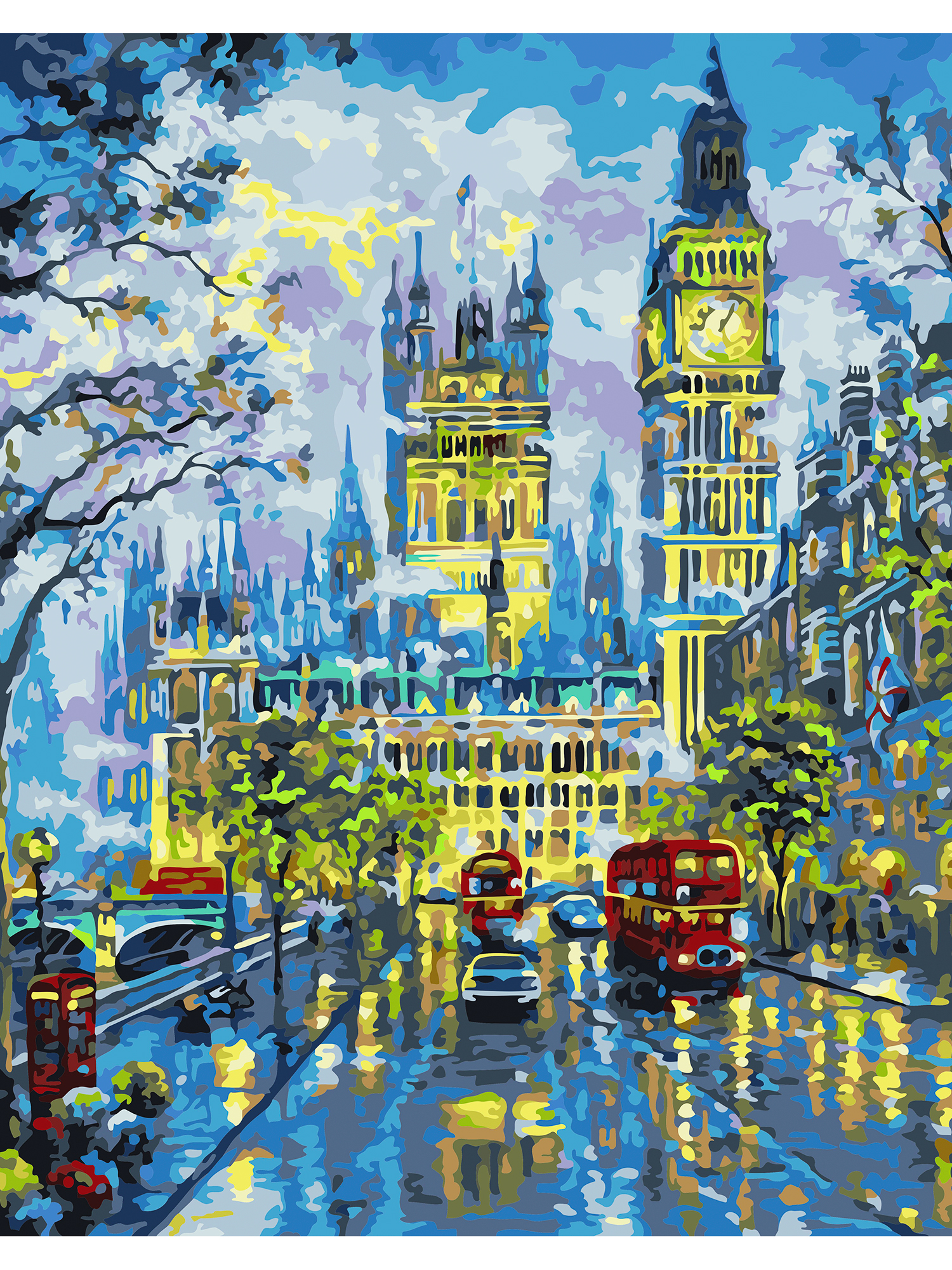 Картина по номерам Art on Canvas Лондонский дворец в ассортименте - фото 2