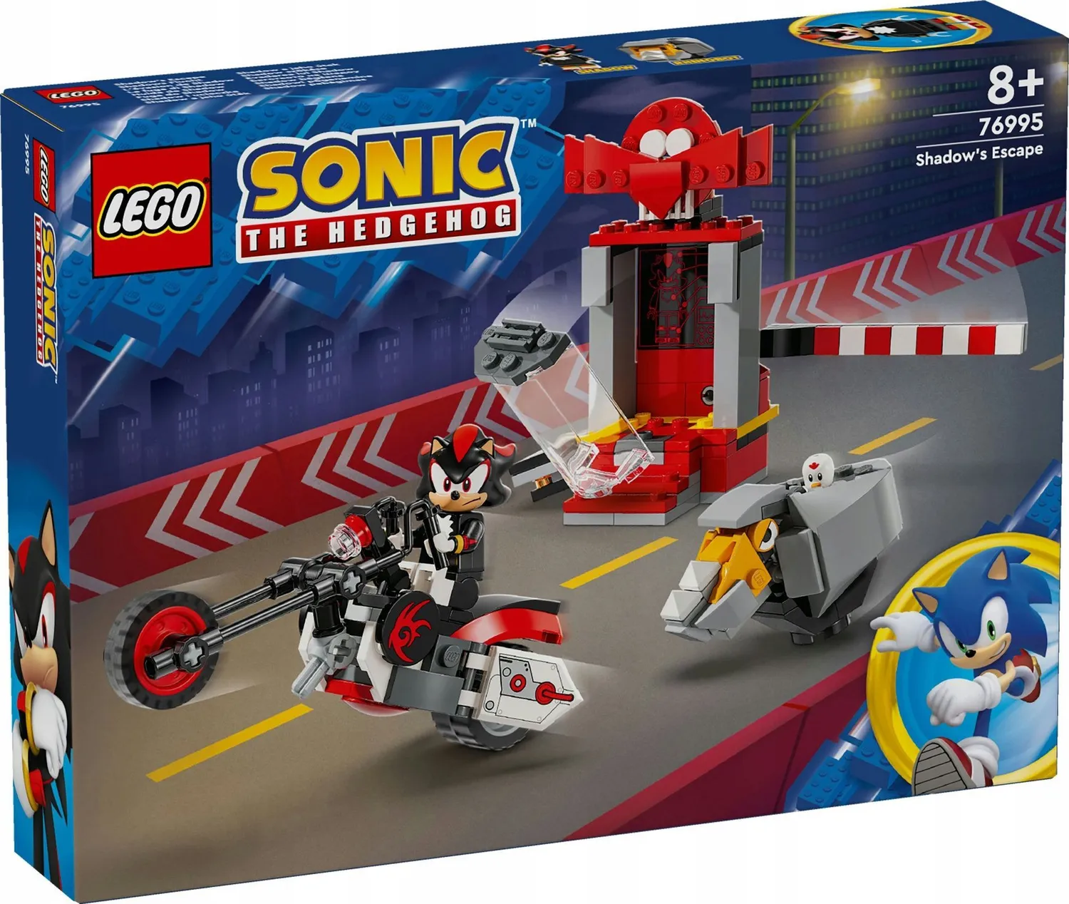 Изображение товара Конструктор LEGO Sonic the Hedgehog Побег ежа Шэдоу 76995 177 деталей для детей от 8 лет