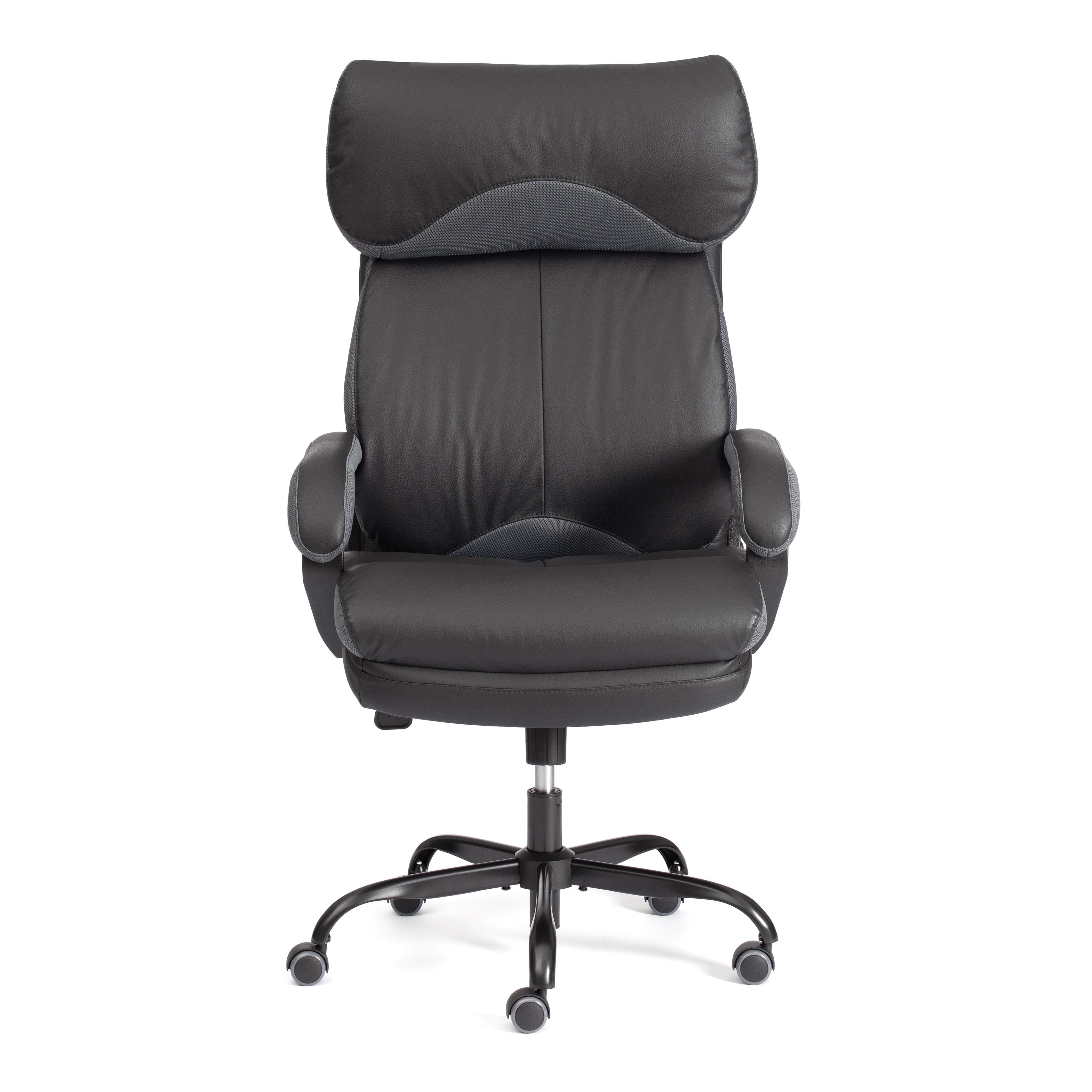 Компьютерное кресло TETCHAIR Дюк МеталБл черный серый - фото 8