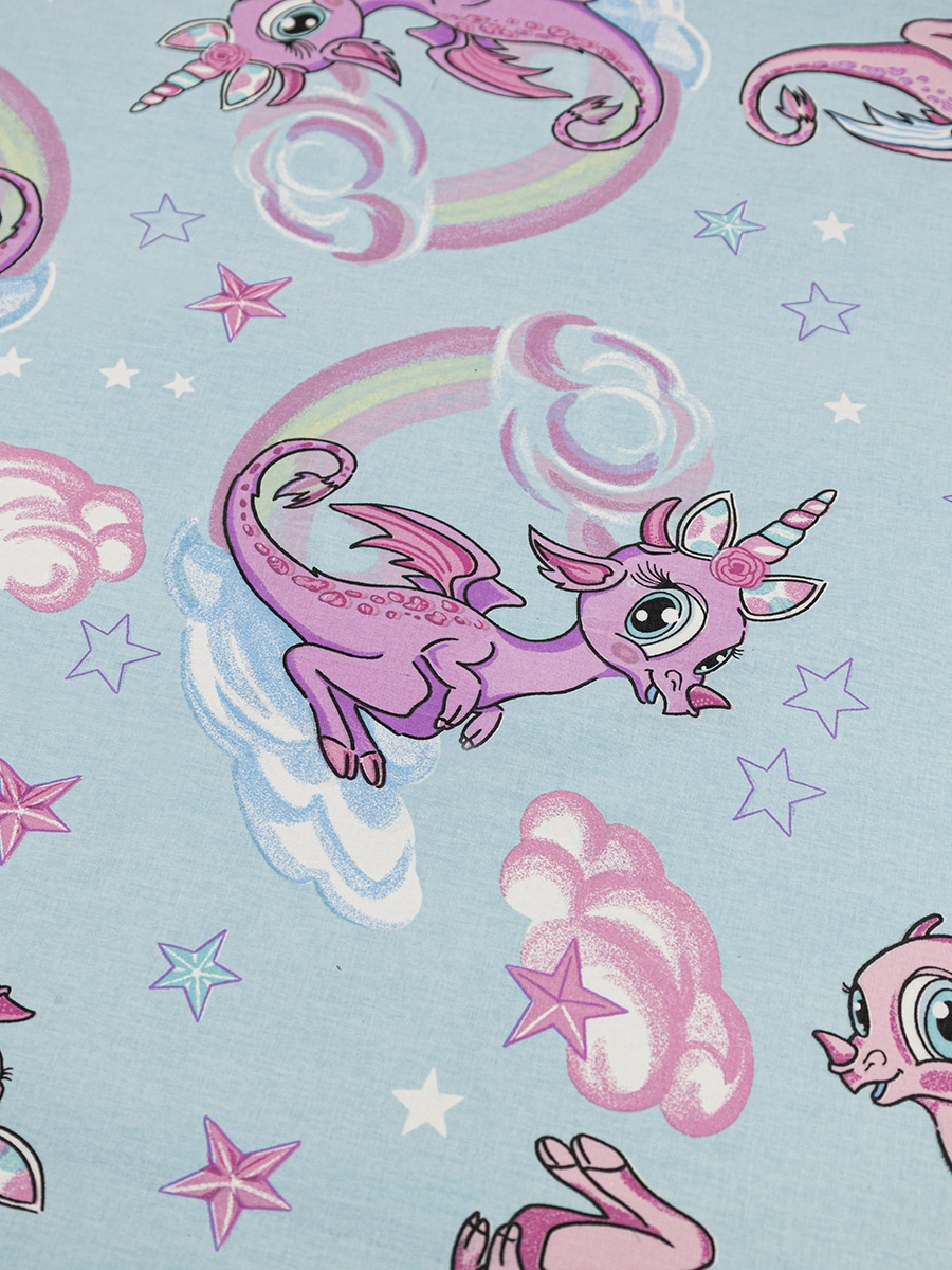 Комплект постельного белья BRAVO kids dreams Единорог простыня на резинке полутораспальный 3 предм. - фото 7