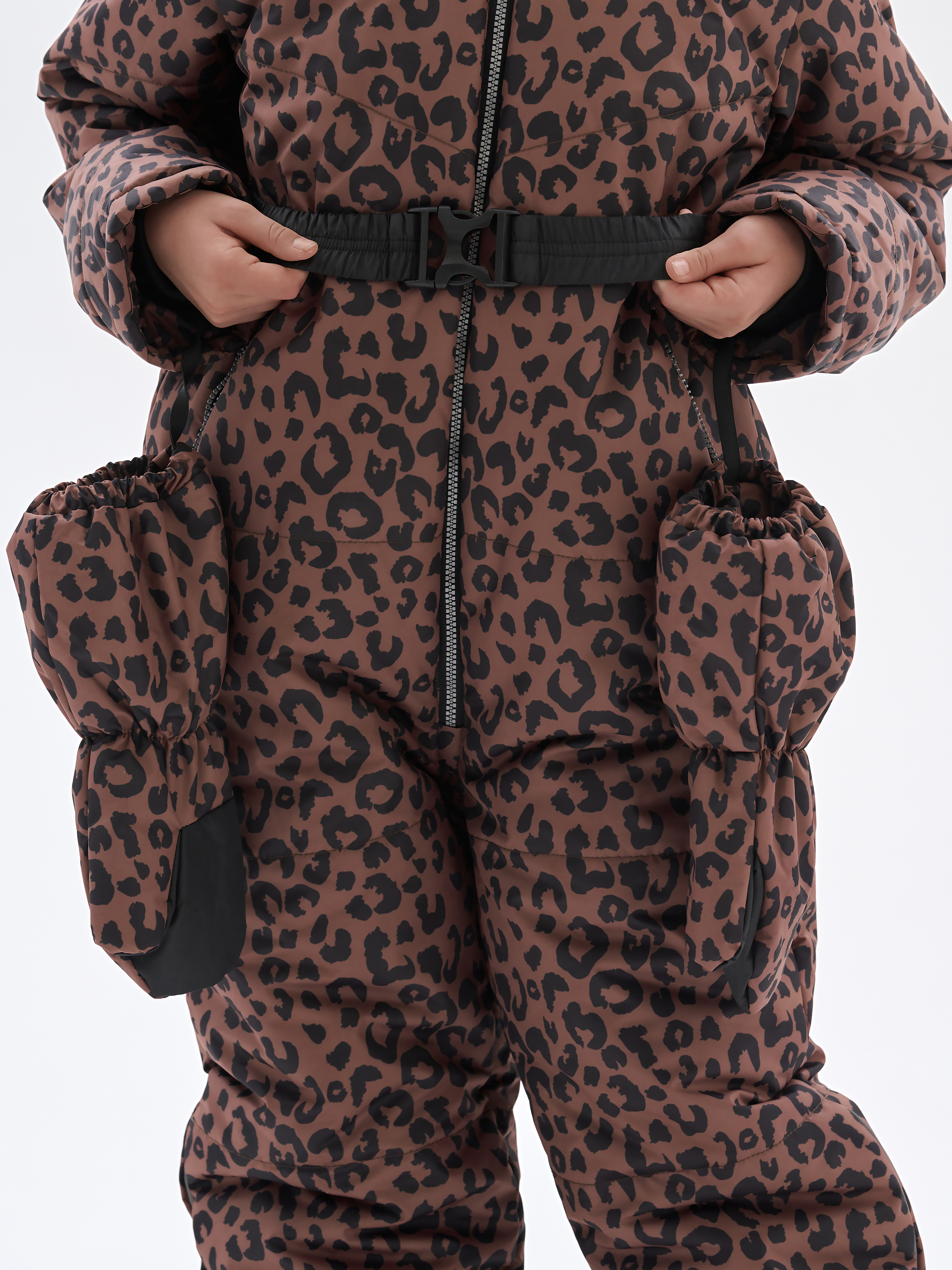 Комбинезон КрутышОк Т-068 коричневый, черный - фото 4