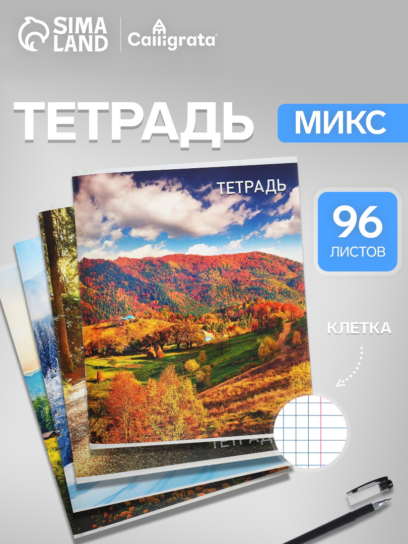 Тетрадь Calligrata клетка - фото 1