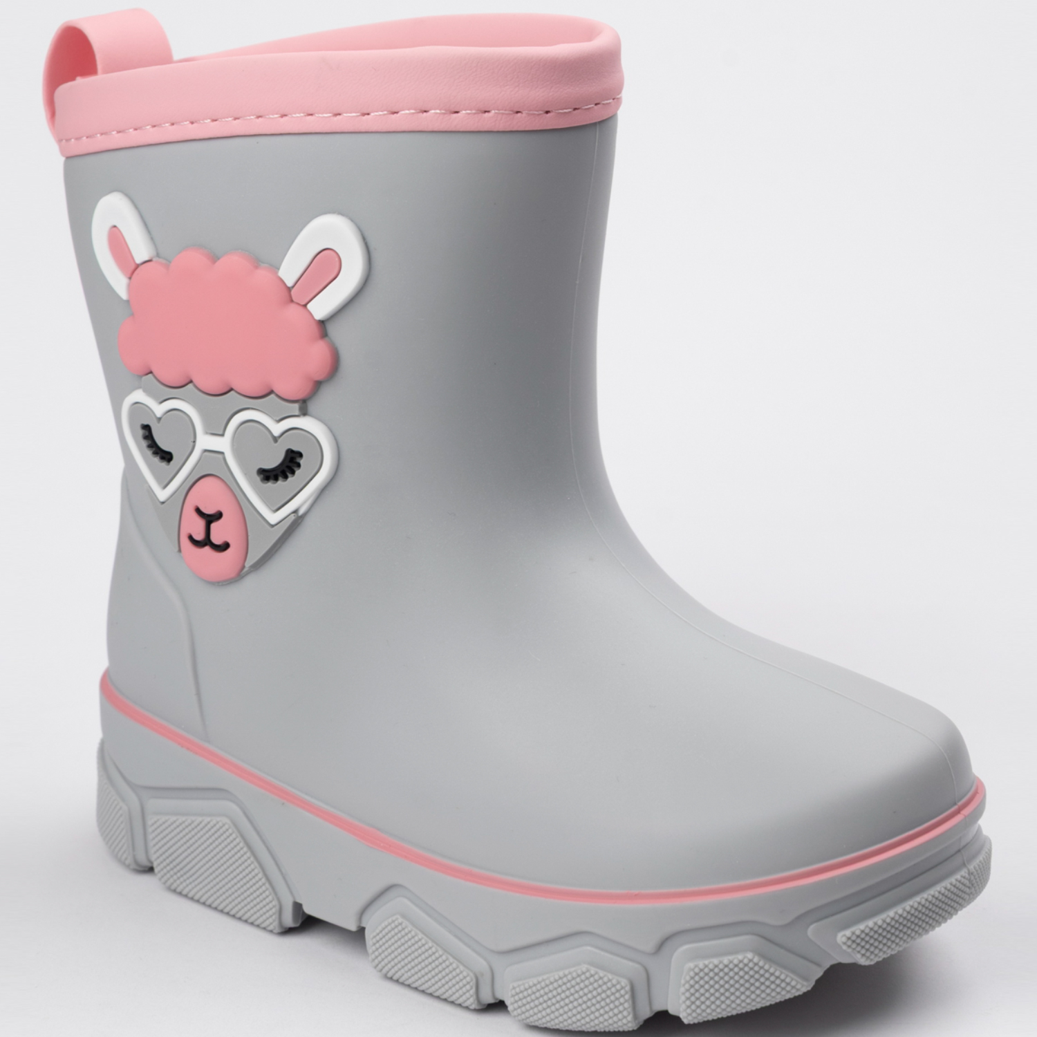 Сапоги резиновые TikkaGo 2L01_2521_grey-pink - фото 3