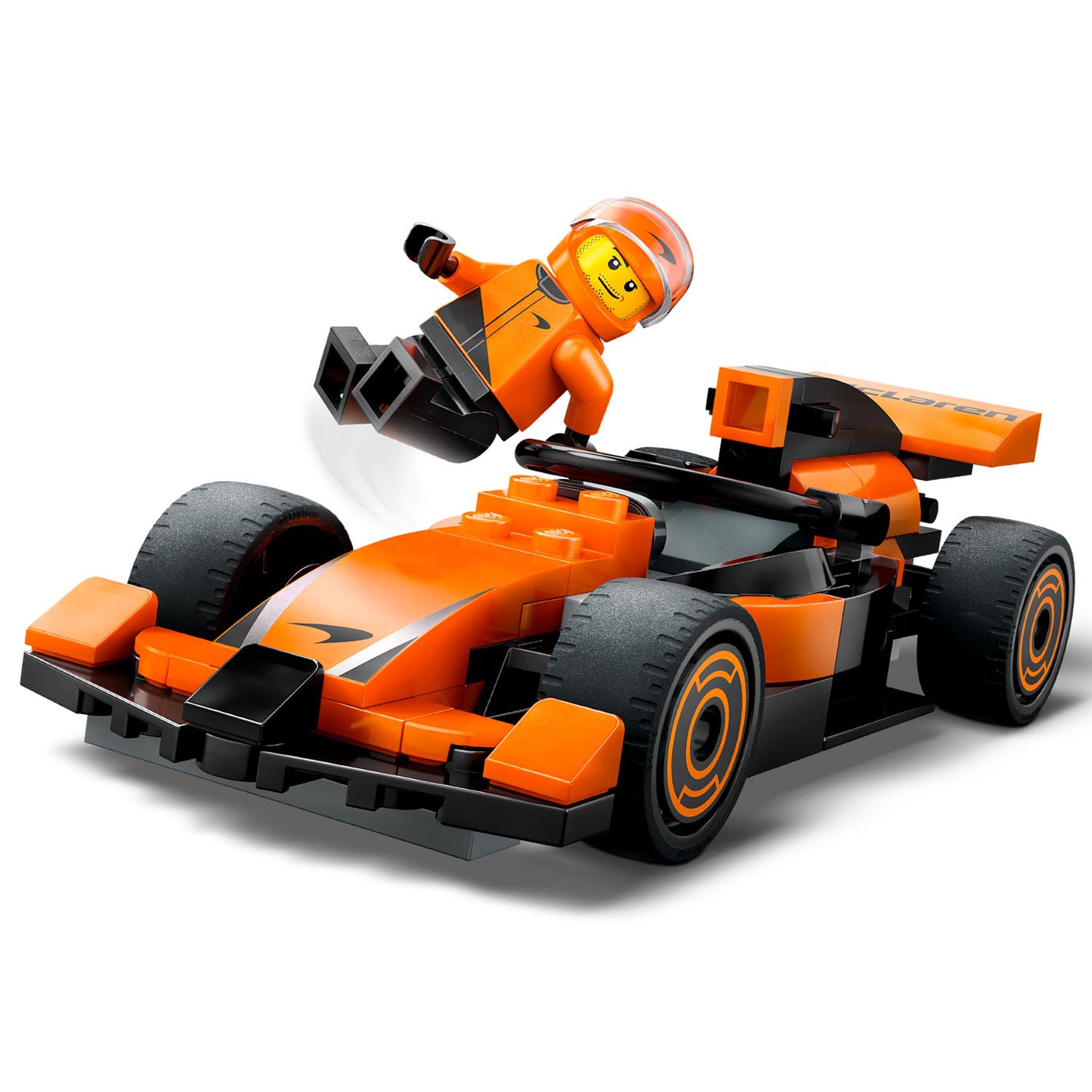 Конструктор LEGO City Гонщик и McLaren 86 дет. - фото 3