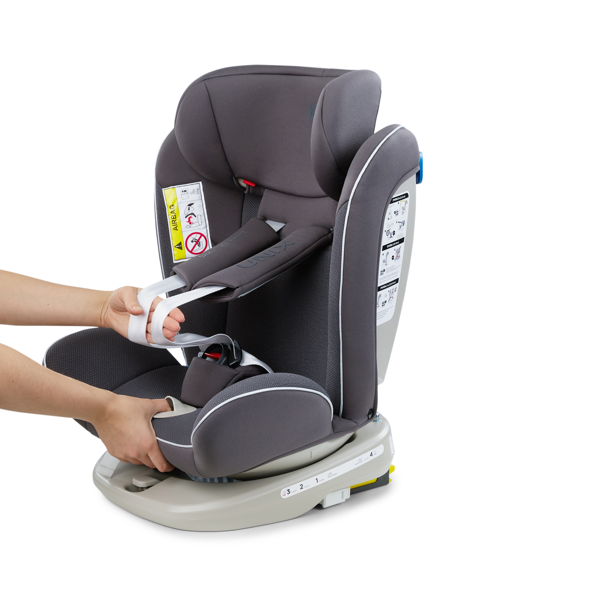 Автокресло Happy Baby Isofix 0+/1/2/3 (0-36 кг) - фото 16