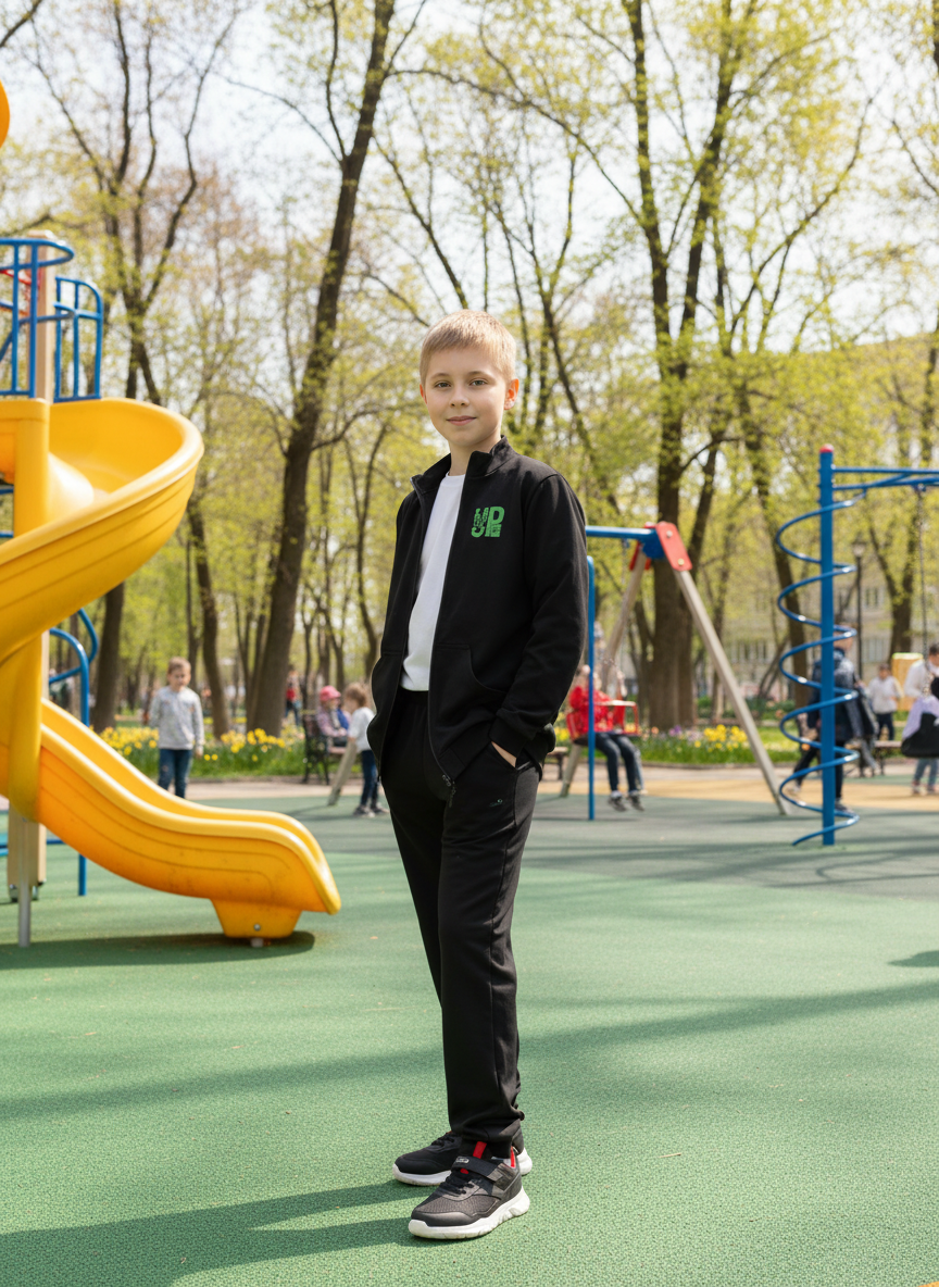 Спортивный костюм ULTRA 7062п-Ул черный не сдавайся - фото 4