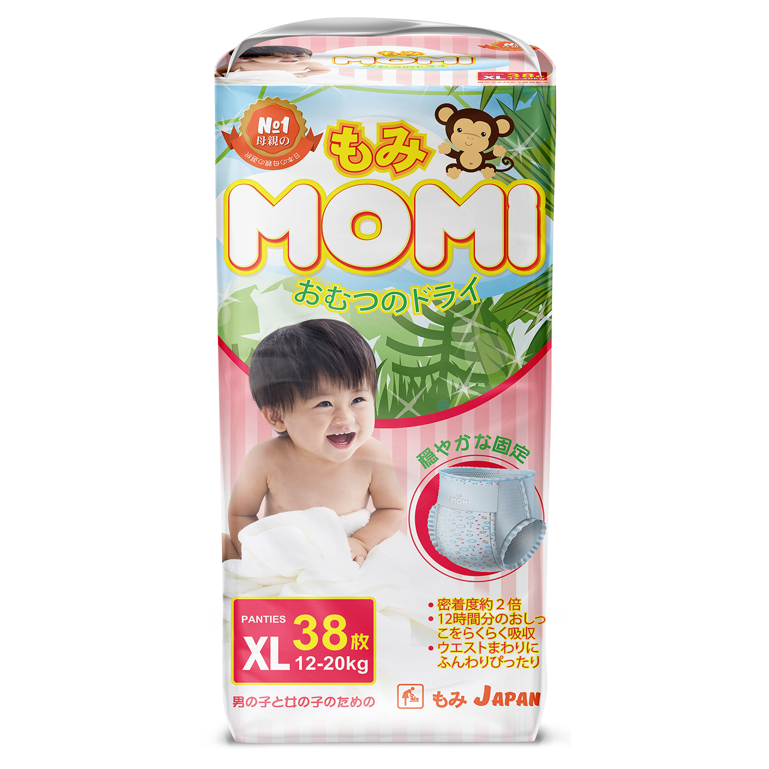 Трусики Momi XL (12-20 кг) 38 шт. - фото 2
