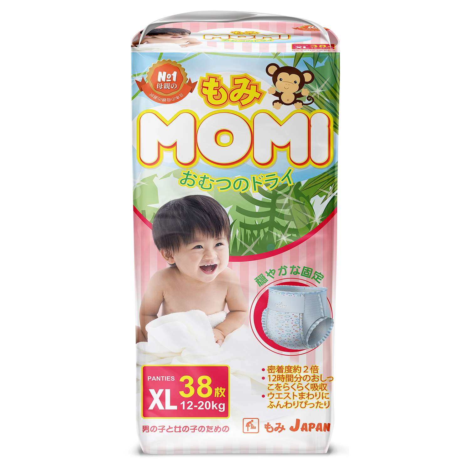 Трусики Momi XL (12-20 кг) 38 шт. - фото 2