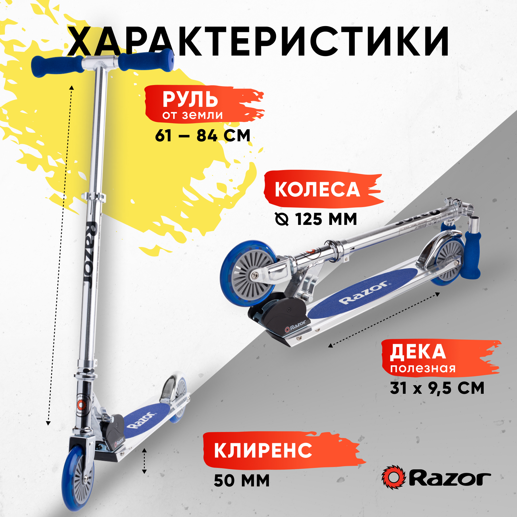 Городской самокат Razor двухколесный - фото 2