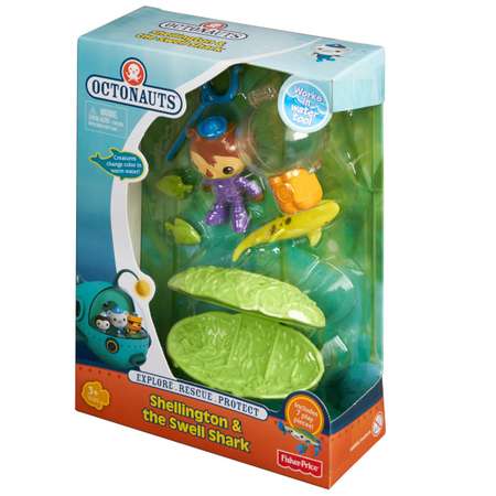 Набор фигурок Octonauts Шеллингтон и огромная раздувающаяся акула Y1936