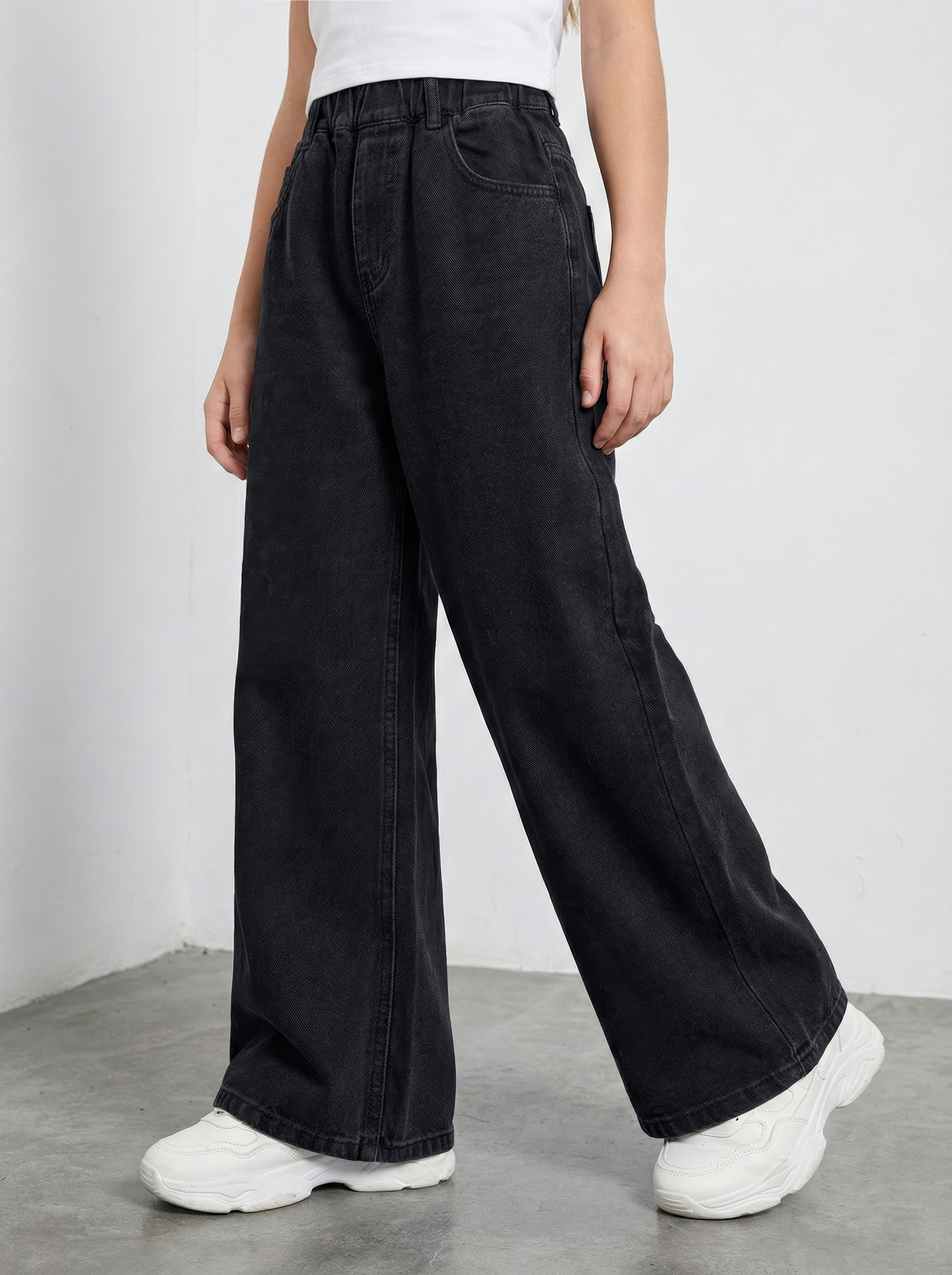 Джинсы-палаццо СИНИЙ МИР R256-IL - фото 1