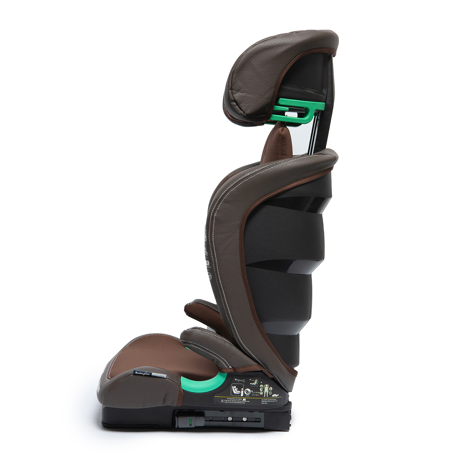 Автокресло BabyGo Explorer New Isofix 2/3 (15-36 кг) коричневый - фото 19