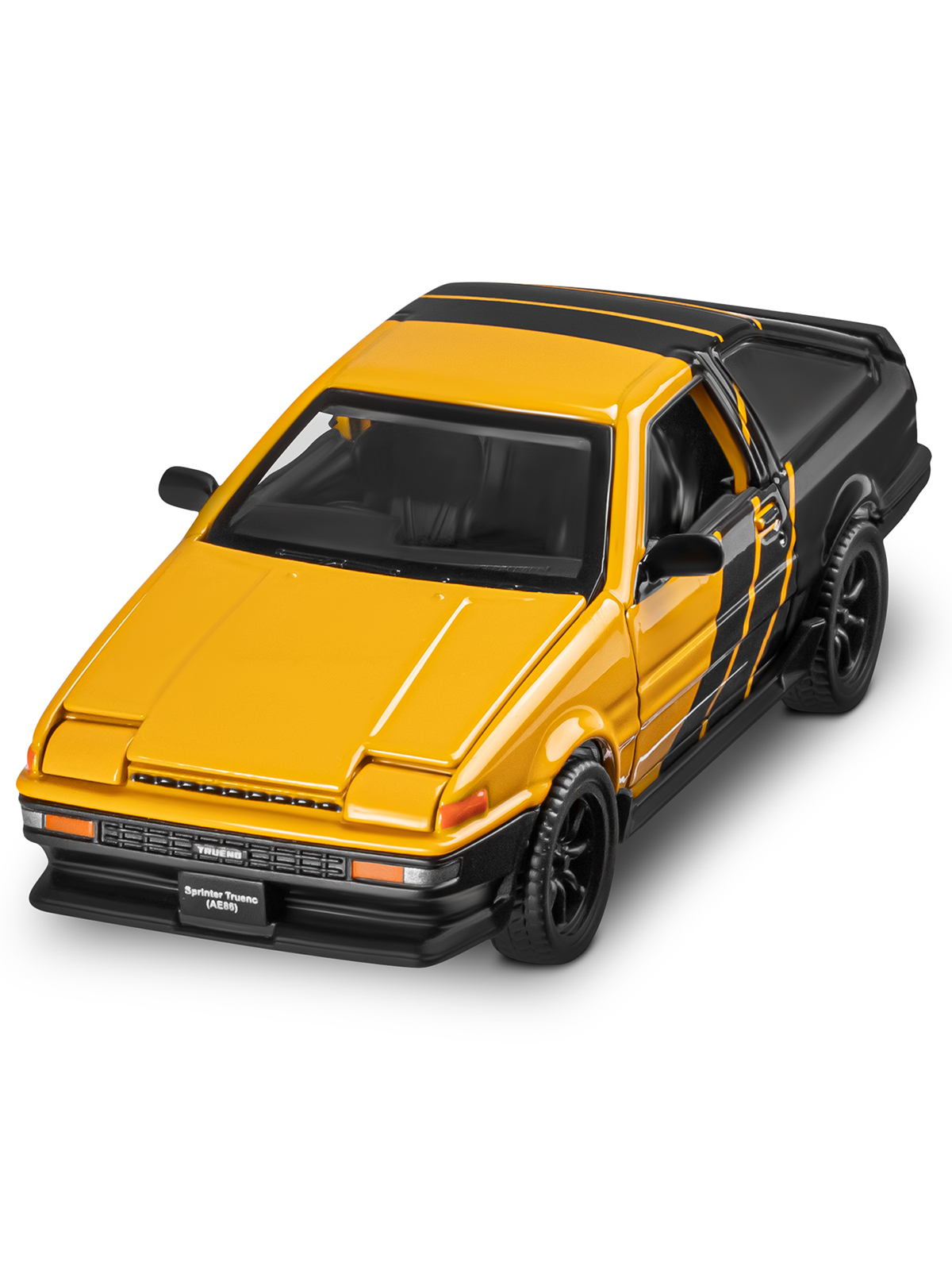 Автомобиль АВТОпанорама Toyota Sprinter Trueno Сборная модель 1:37 JB1251893 - фото 17
