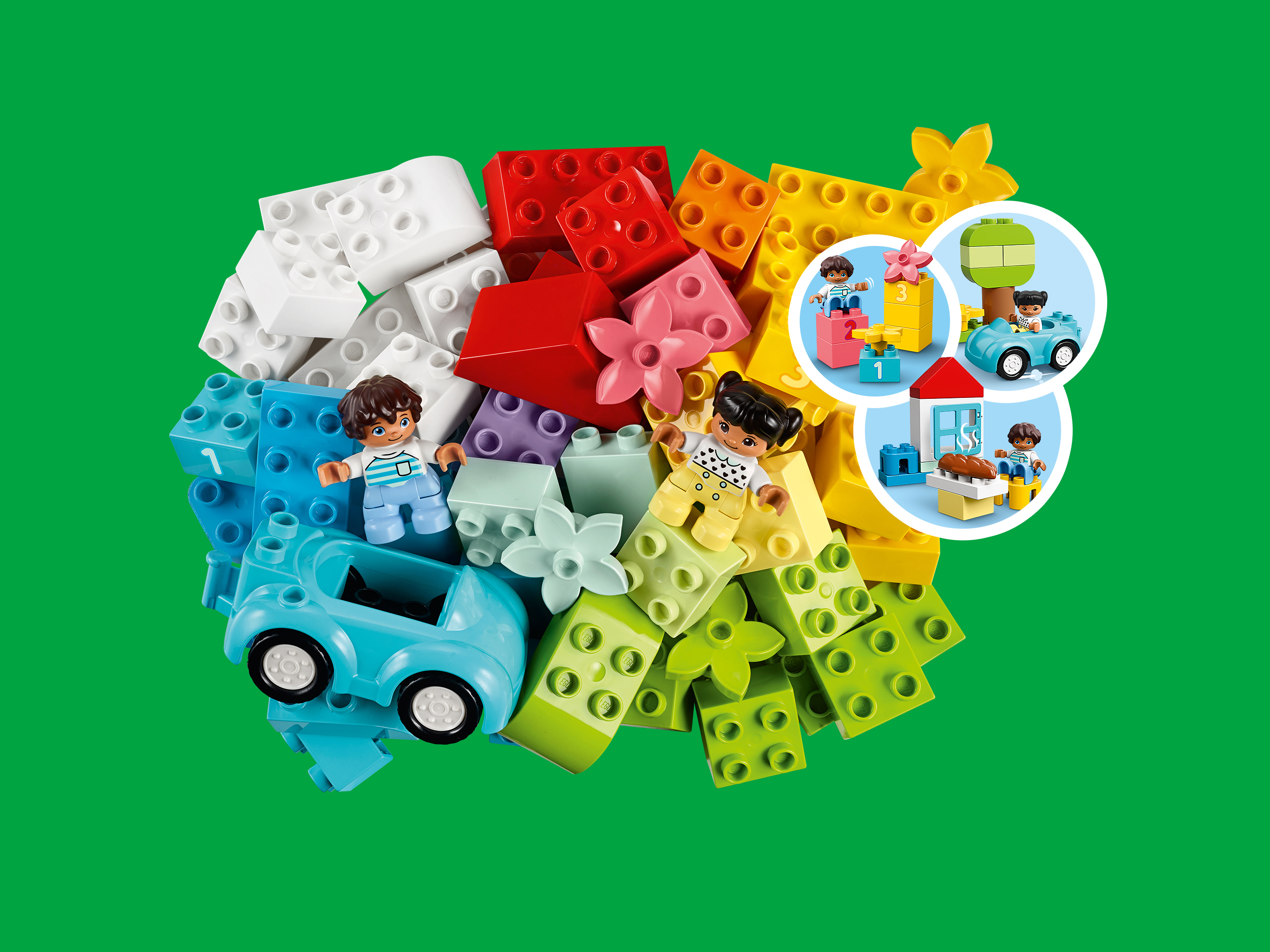 Конструктор LEGO DUPLO Коробка с кубиками 10913 65 дет. - фото 3