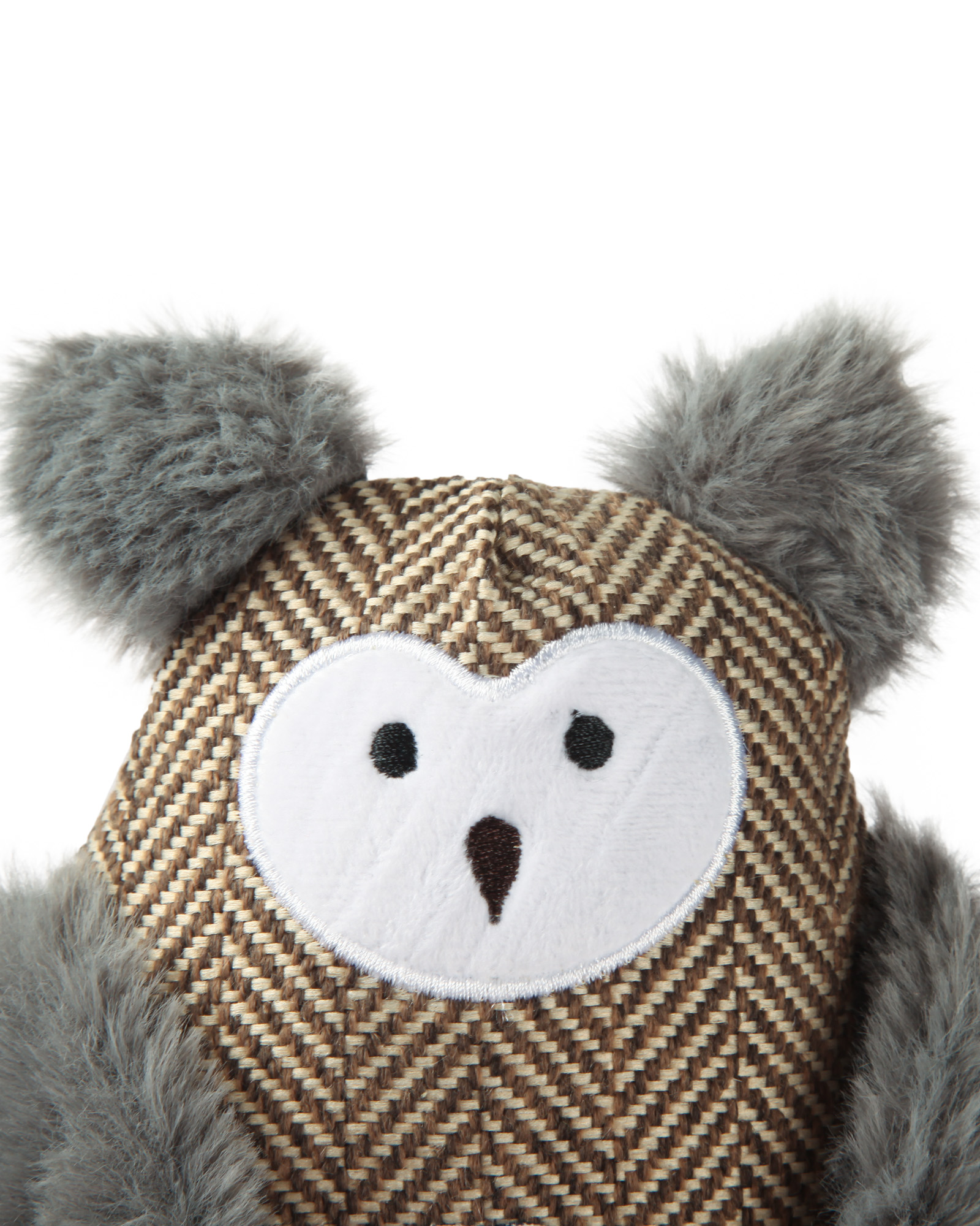 Игрушка для собак Barbaks Сова Капитолина мягкая с пищалкой шуршит 22*10см - фото 2