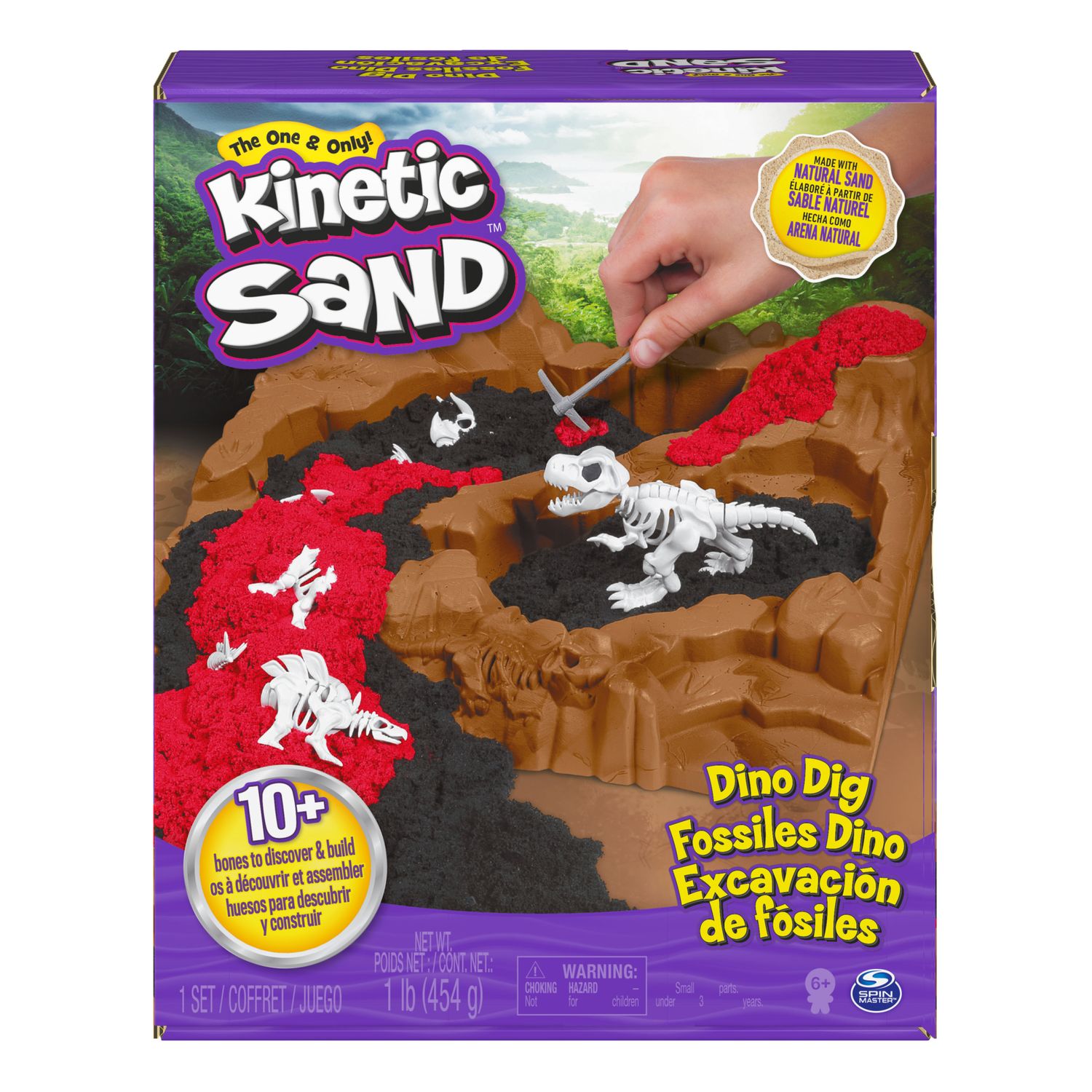Кинетический песок Kinetic Sand 0.45 кг - фото 1