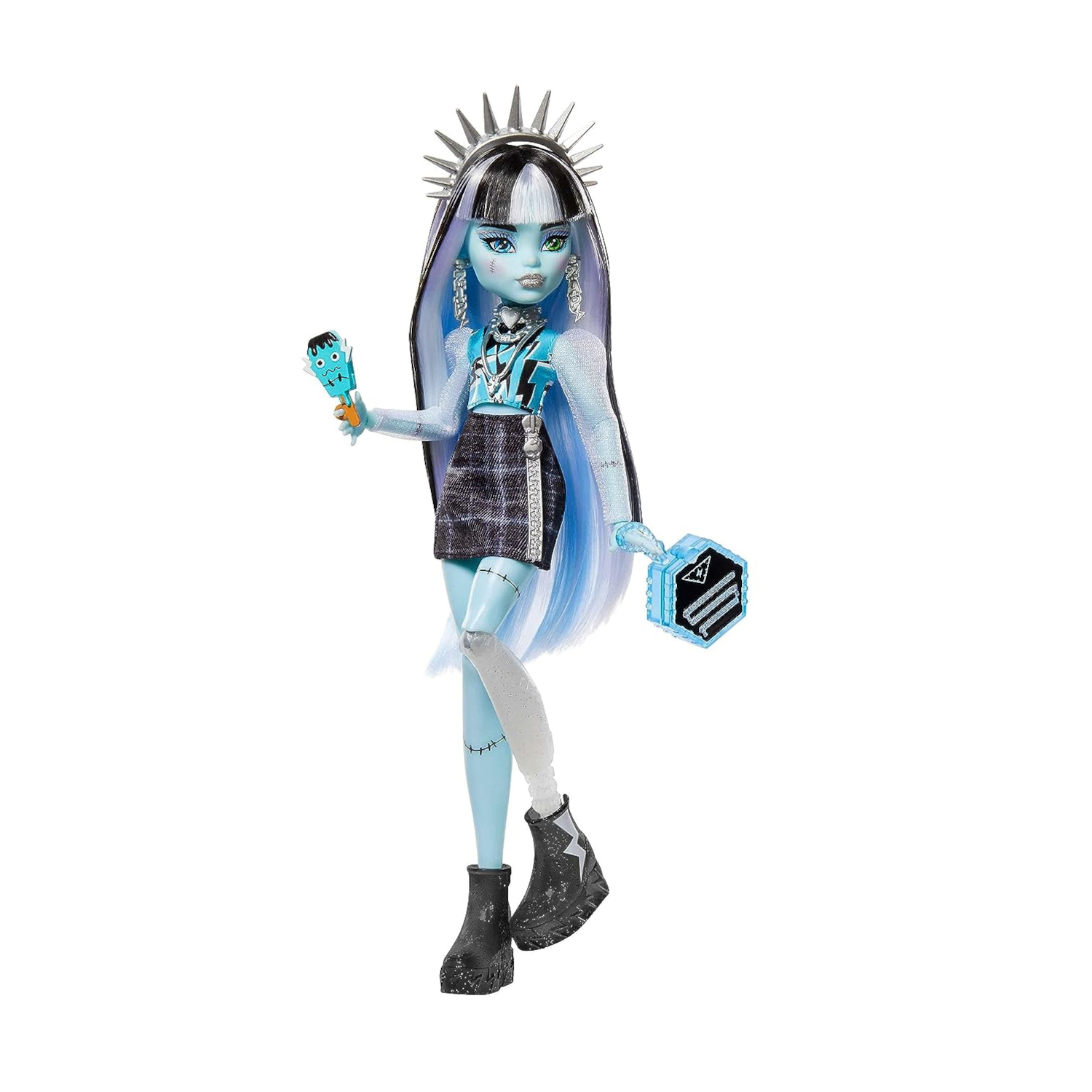 Кукла модельная Monster High Skulltimate Secrets Frankie HNF75 - фото 6