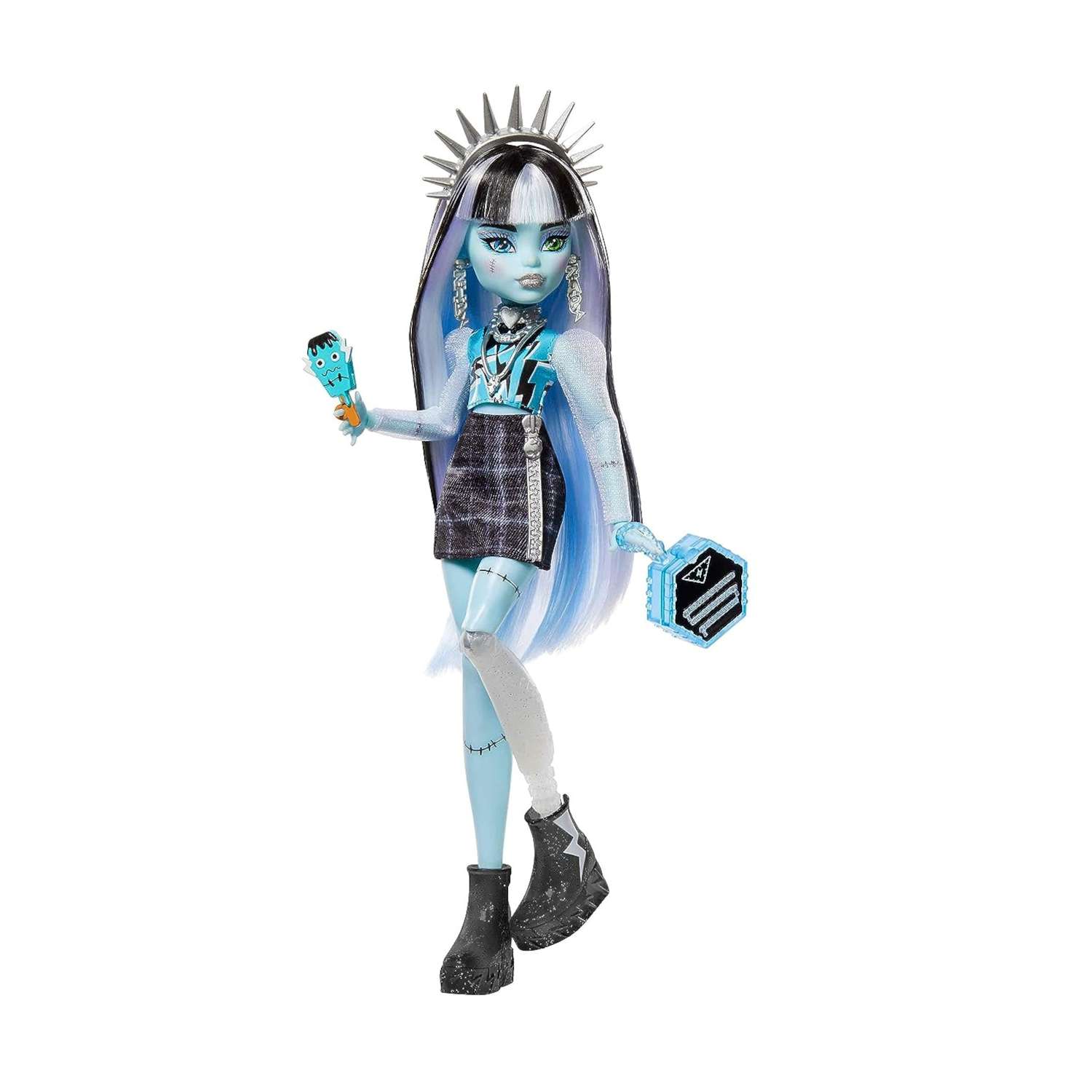 Кукла модельная Monster High Skulltimate Secrets Frankie HNF75 - фото 6