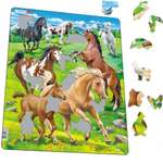Пазл Larsen Лошади 65 элементов классический