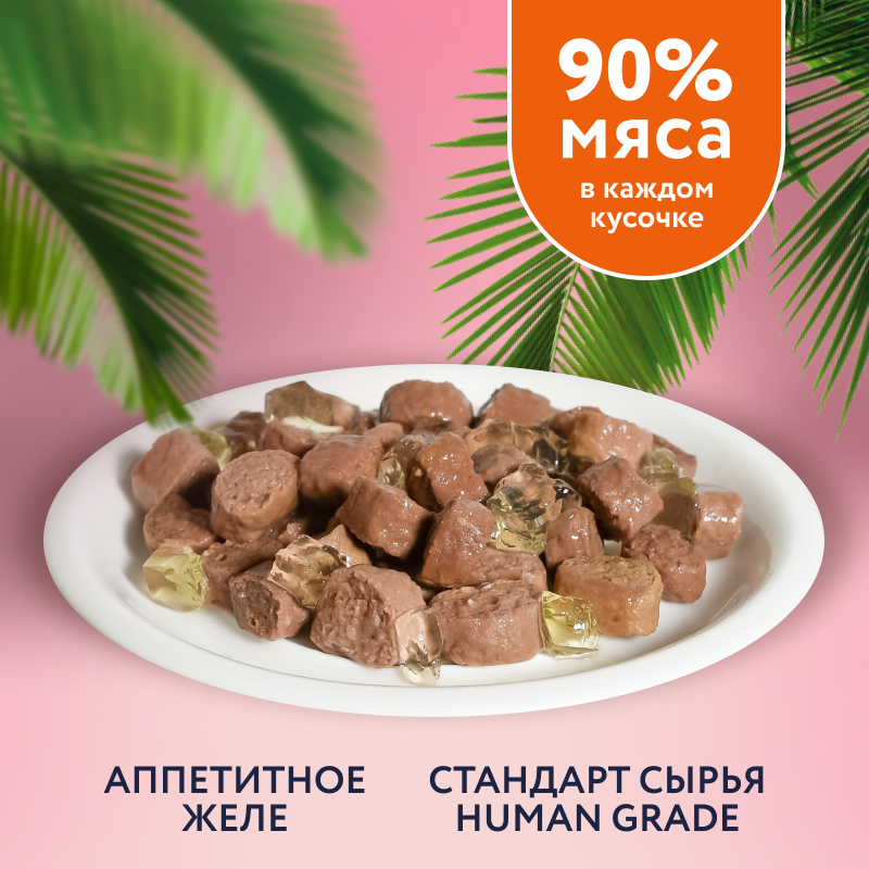 Корм для кошек Florida с чувствительным пищеванением кусочки индейка морковь в соусе 85г пауч - фото 3