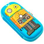 Пенал футляр ЭВРИКА Робот синий