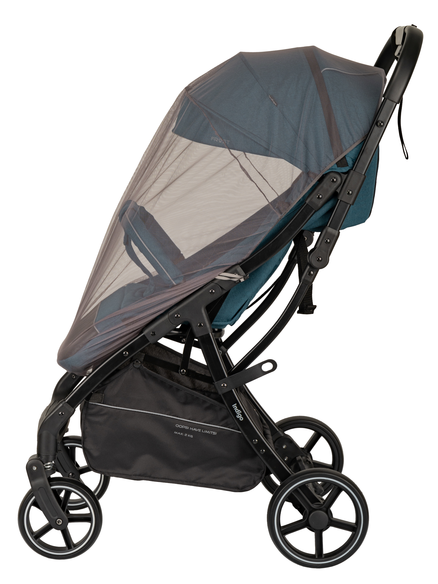 Коляска прогулочная Indigo Frost для путешествий синий синий - фото 20