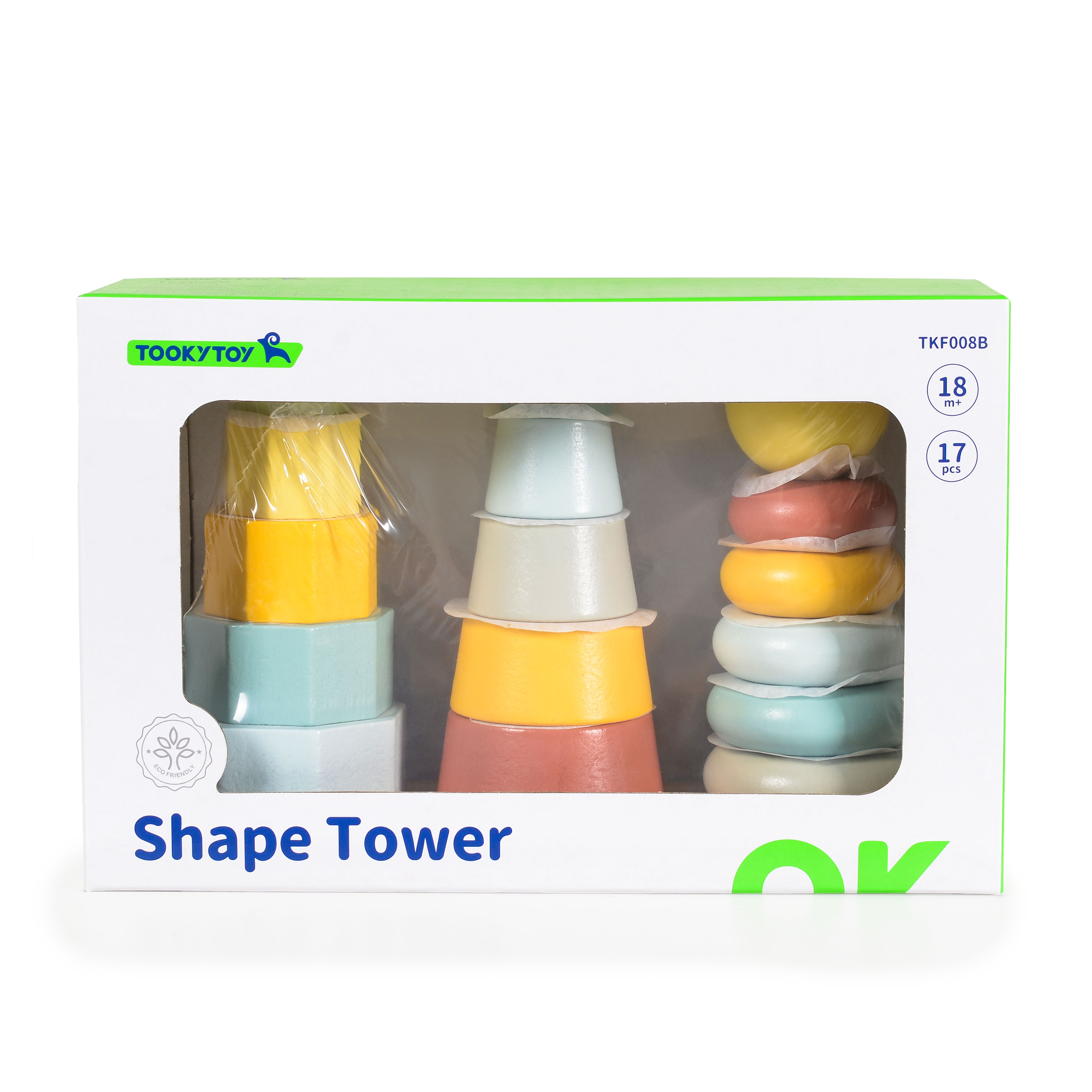 Игрушка Tooky Toy пирамидка - фото 4