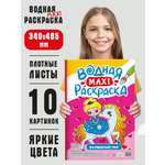 Раскраска Проф-Пресс Водная макси 340х485. Волшебный мир