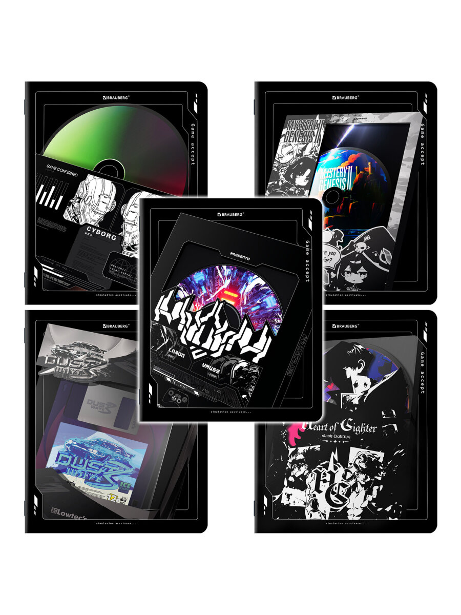 Общая тетрадь Brauberg клетка 48 лист. 5 шт. - фото 2