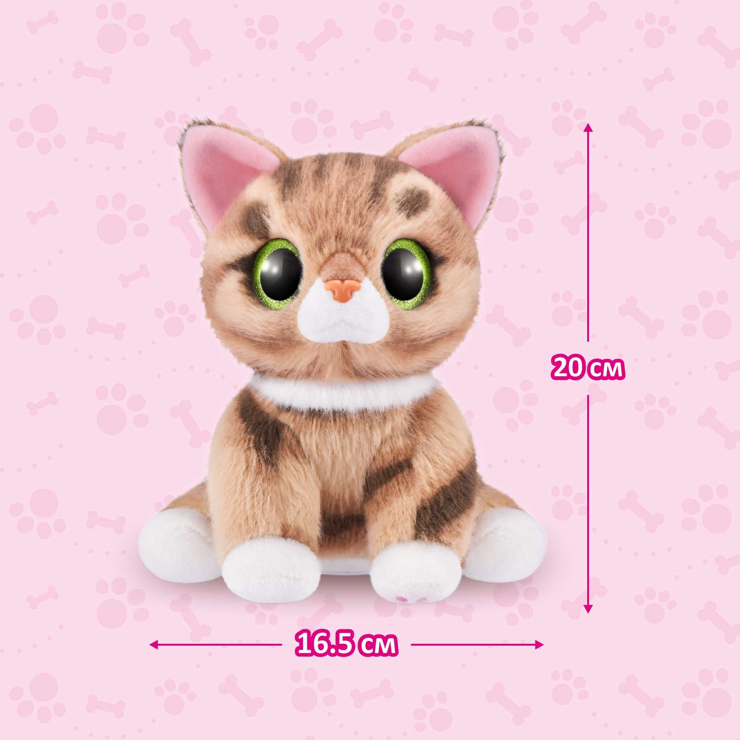 Игрушка мягкая Zuru Pets Alive котик Smitten Kittens - фото 3