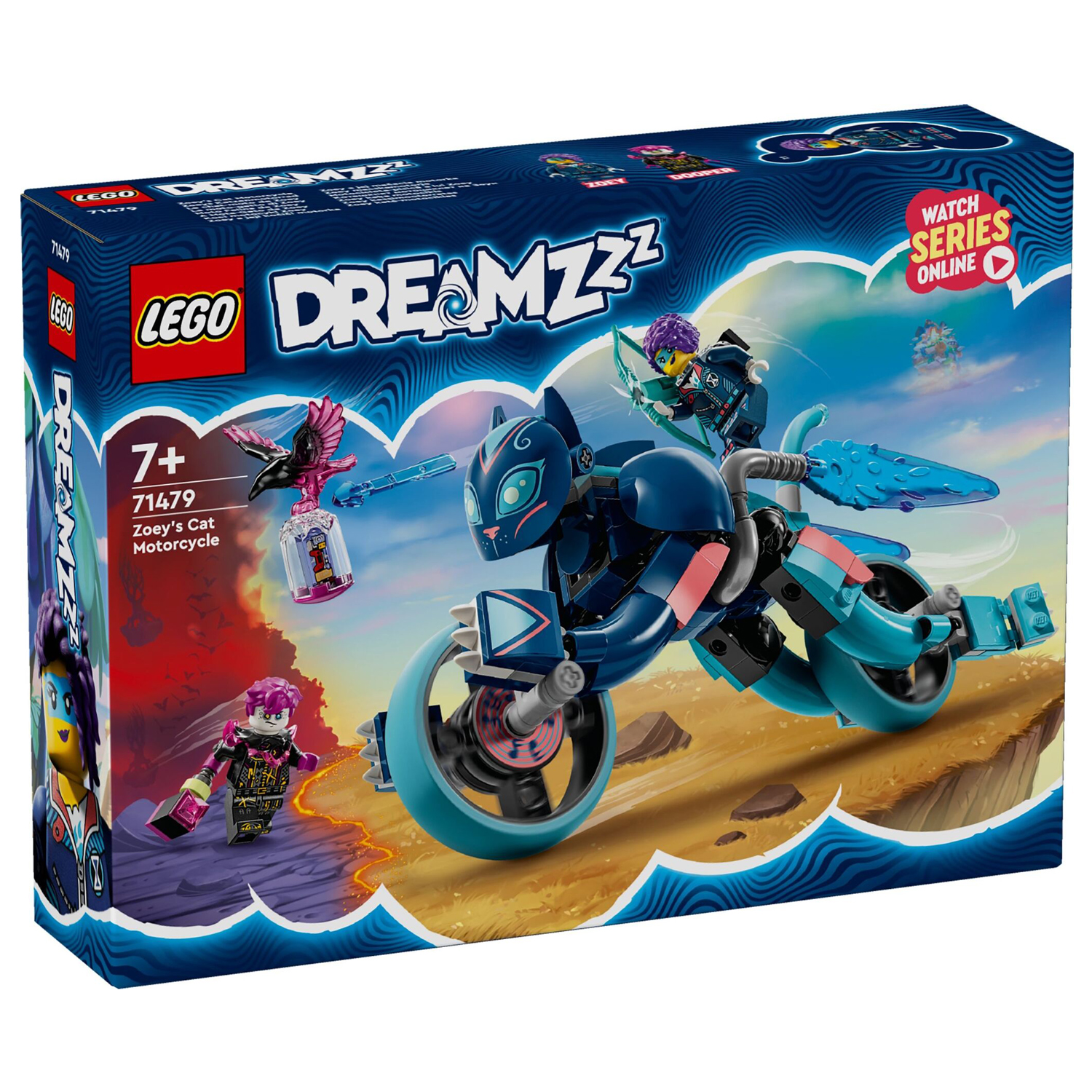 Конструктор LEGO DREAMZzz Кот-мотоцикл Зои 226 дет. - фото 6