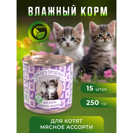 Влажный корм для кошек Ем Без Проблем Говядина