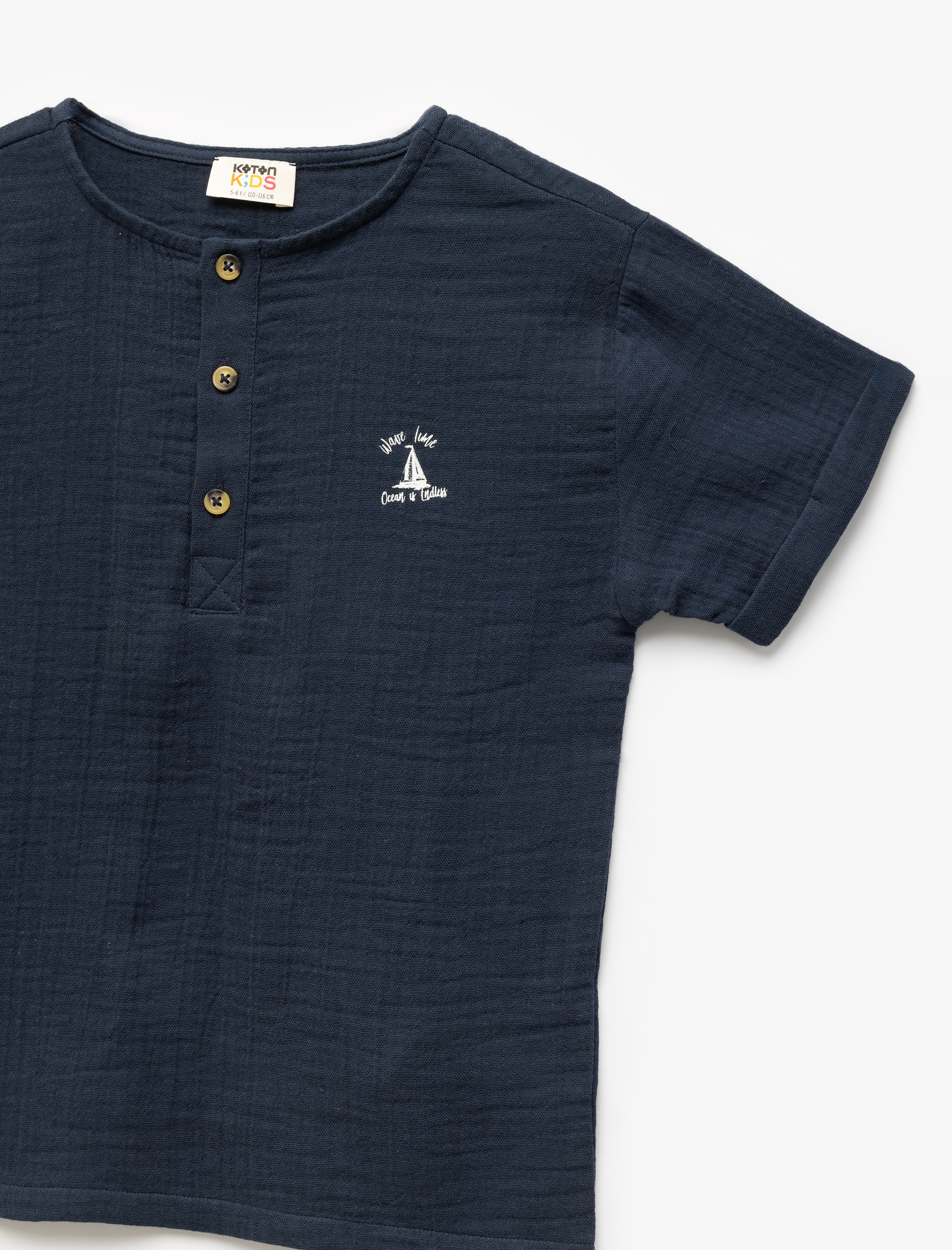 Футболка KOTON 5SKB60035TW705 - фото 3