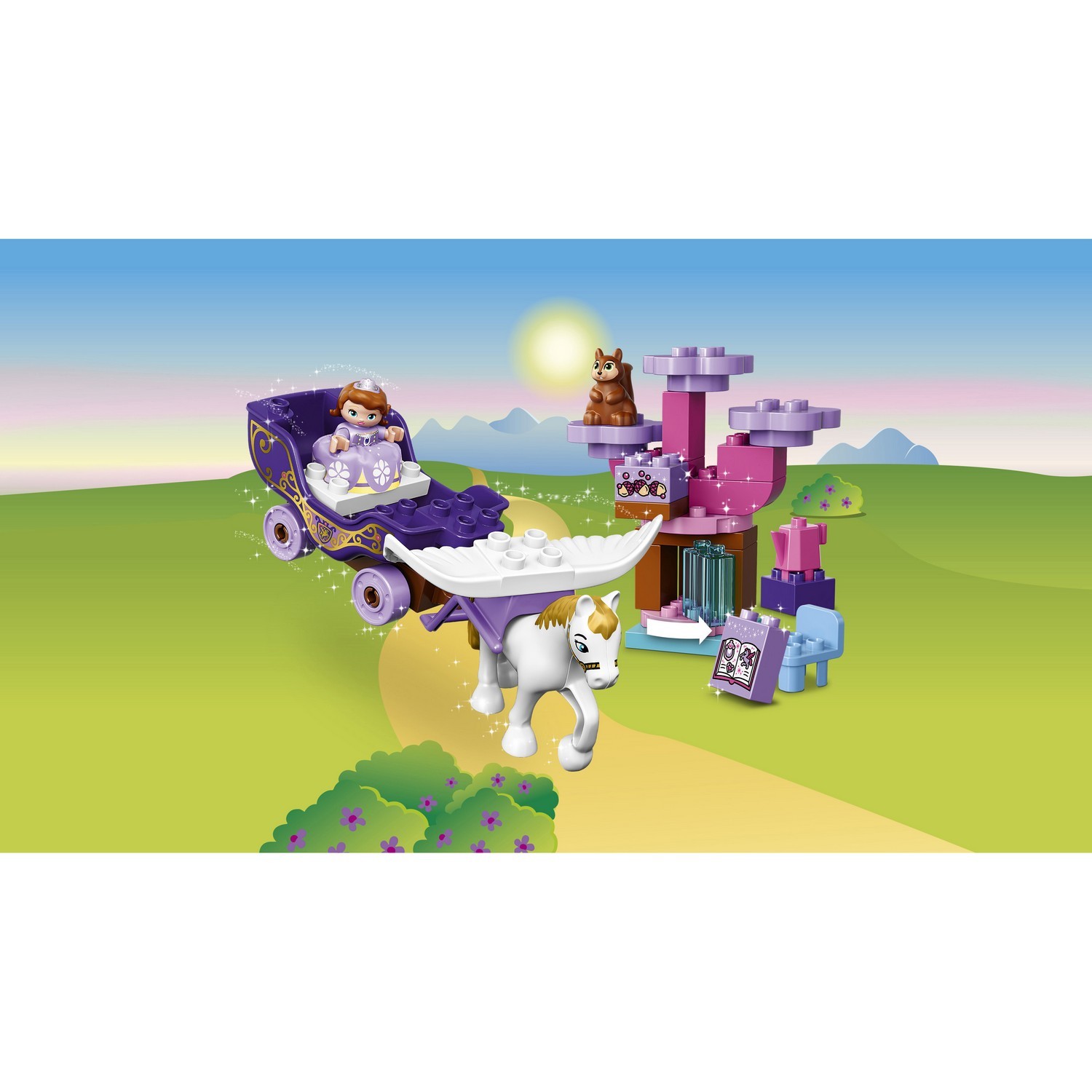 Конструктор LEGO DUPLO Карета Софии Прекрасной блочный - фото 4
