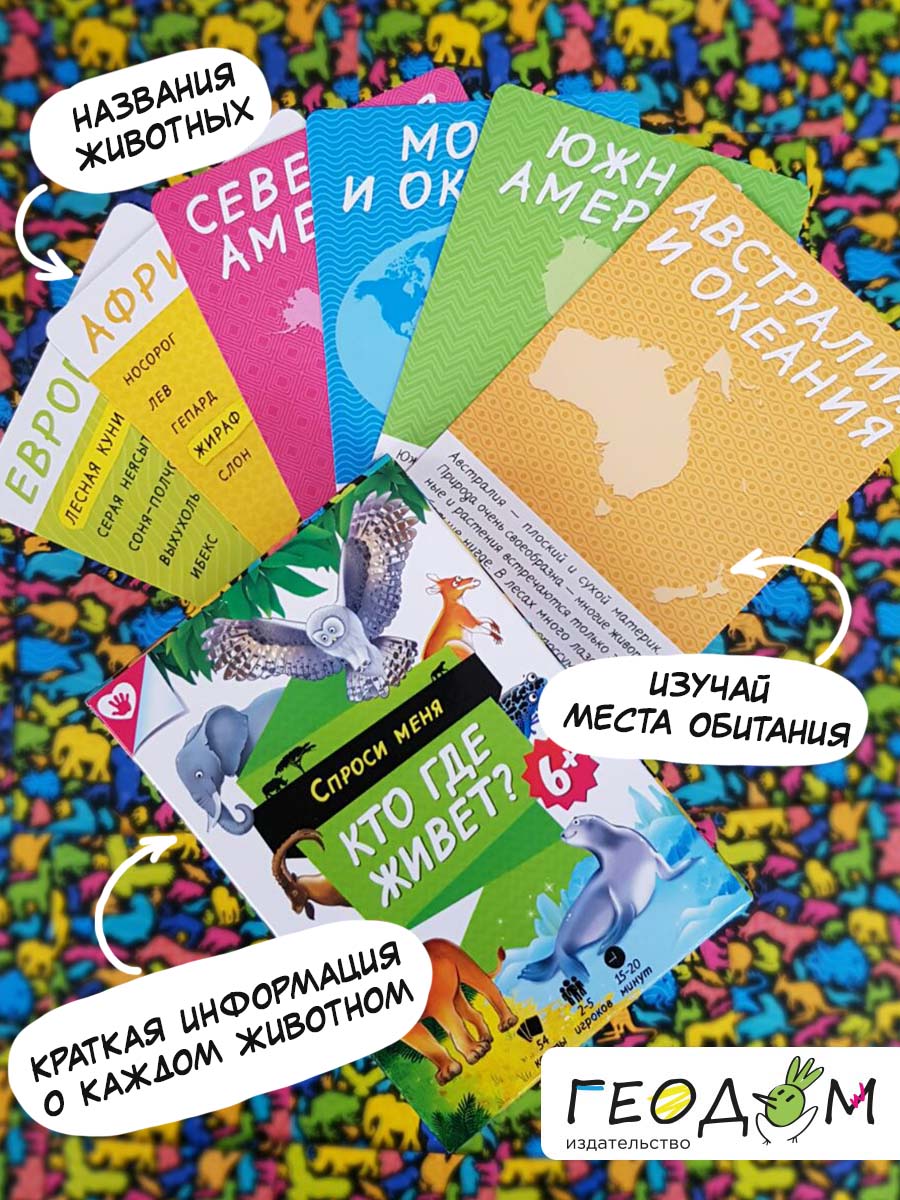 Настольная игра ГЕОДОМ Карточная - фото 8