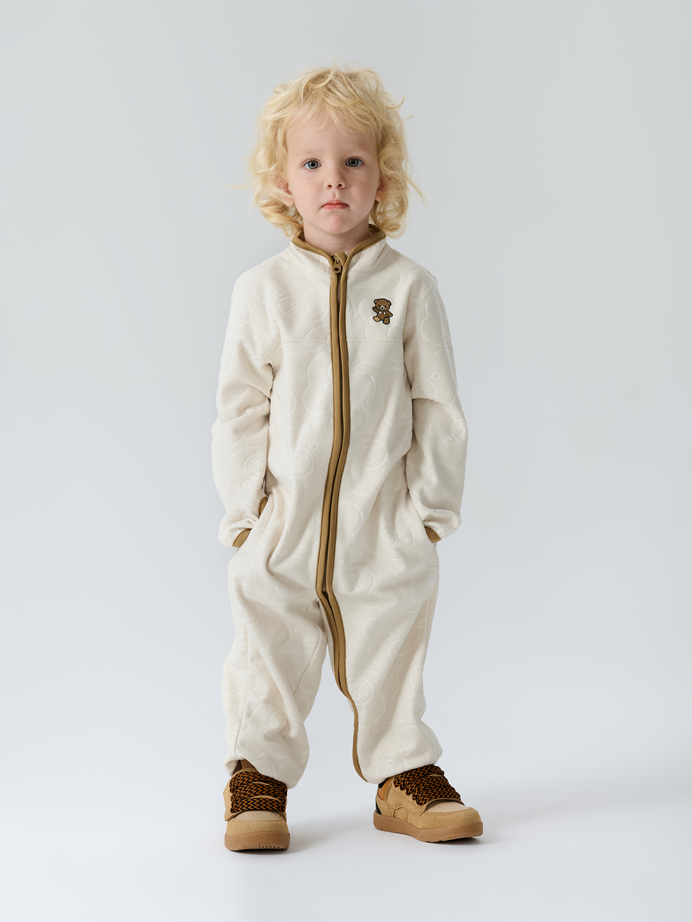 Комбинезон Happy Baby 89104_cream/80–86 - фото 1