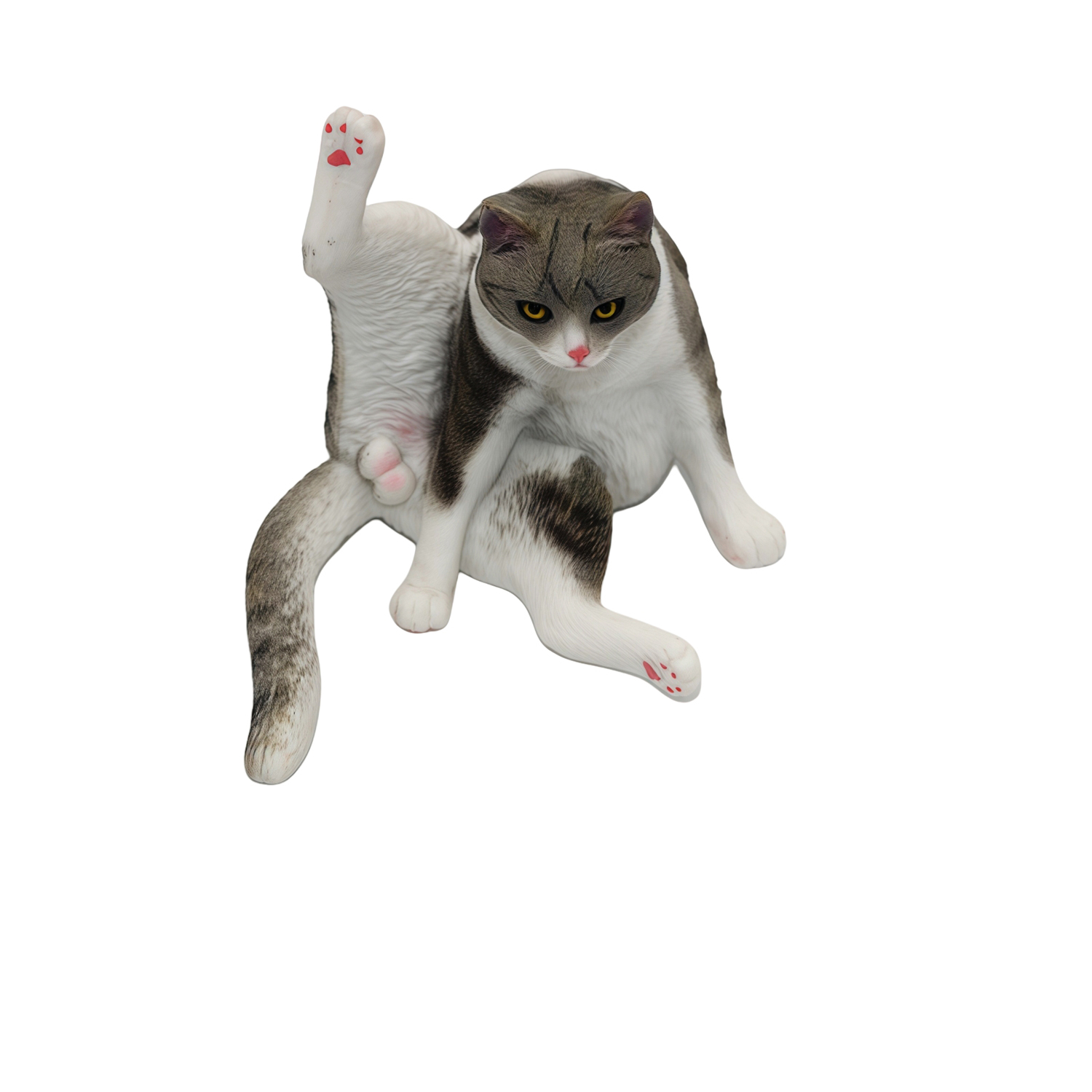 Фигурка Детское Время Кот (сидит с лапой вверх) - фото 4